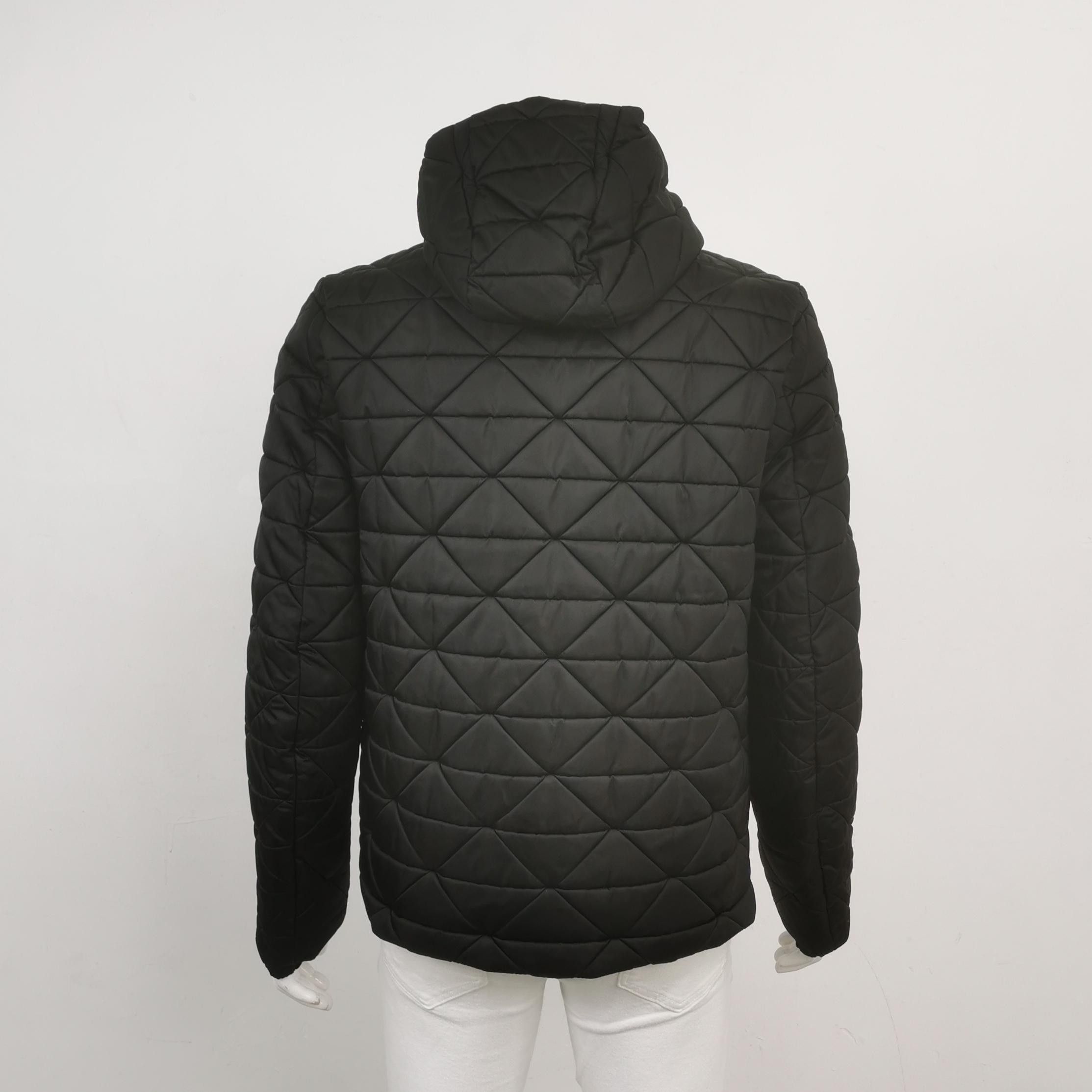Prada Prada Quilted Triangle Logo Hooded Zip Puffer Size US M / EU 48-50 / 2 - 3 Thumbnail