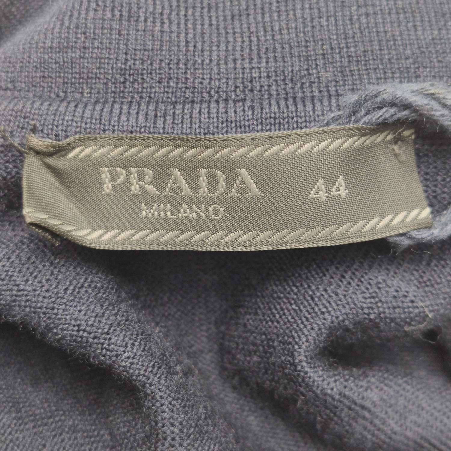 Prada Prada XS Wool Solid Crewneck Sweater Size US L / EU 52-54 / 3 - 8 Thumbnail