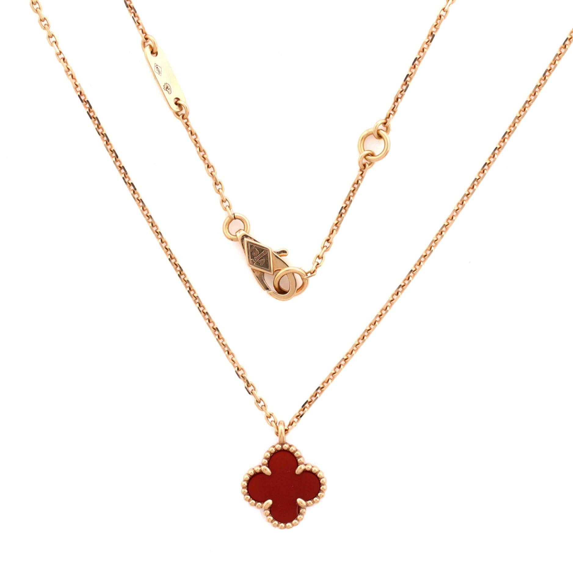 Van Cleef & Arpels Sweet Alhambra Pendant Necklace Size ONE SIZE - 3 Thumbnail