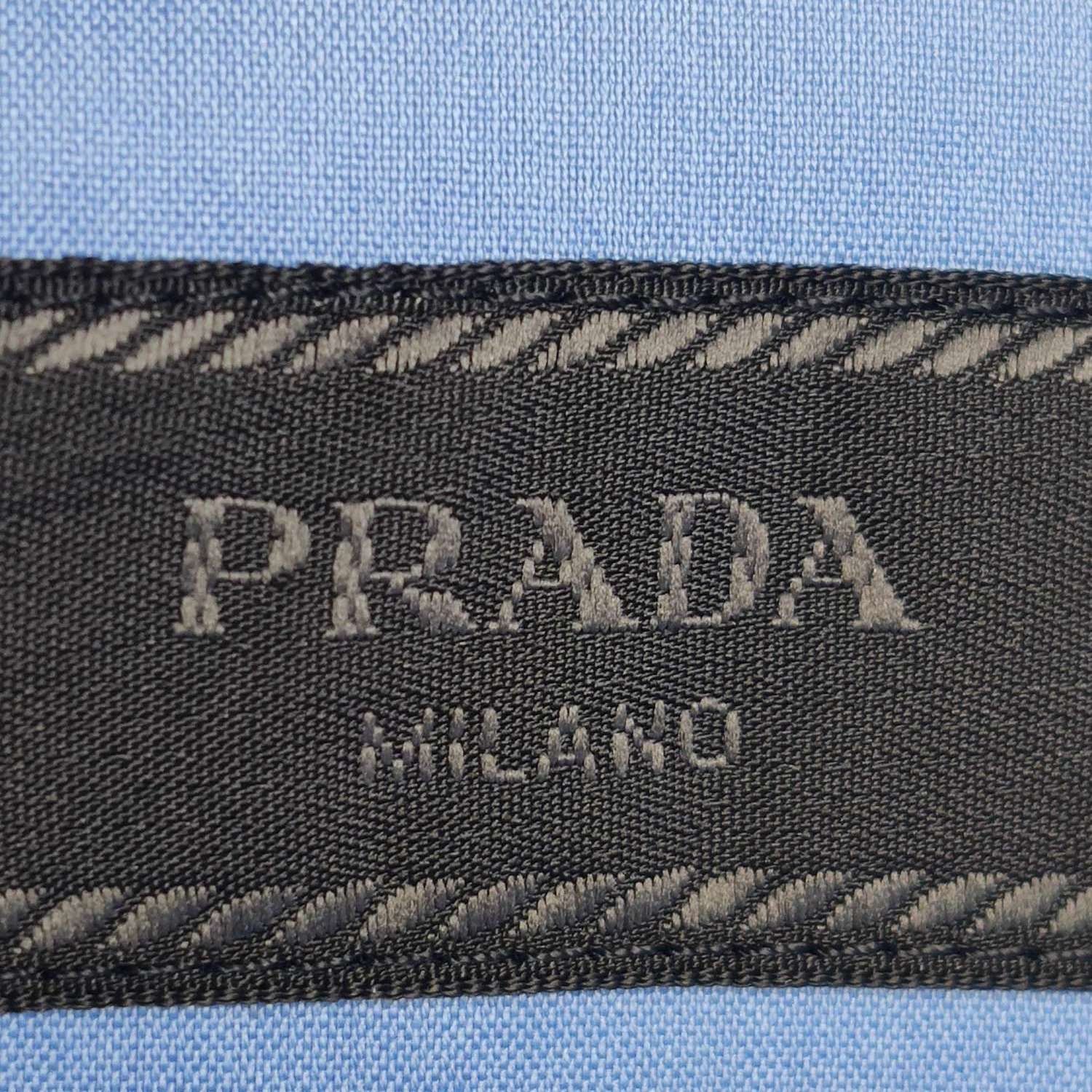 Prada Prada Cotton Button-Down Collar Shirt M Size US M / EU 48-50 / 2 - 10 Thumbnail
