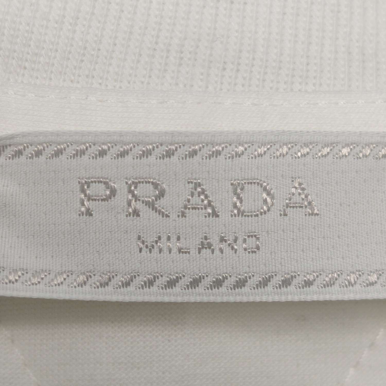 Prada White Long-Sleeve Graphic Print Shirt Size US XXL / EU 58 / 5 - 9 Thumbnail