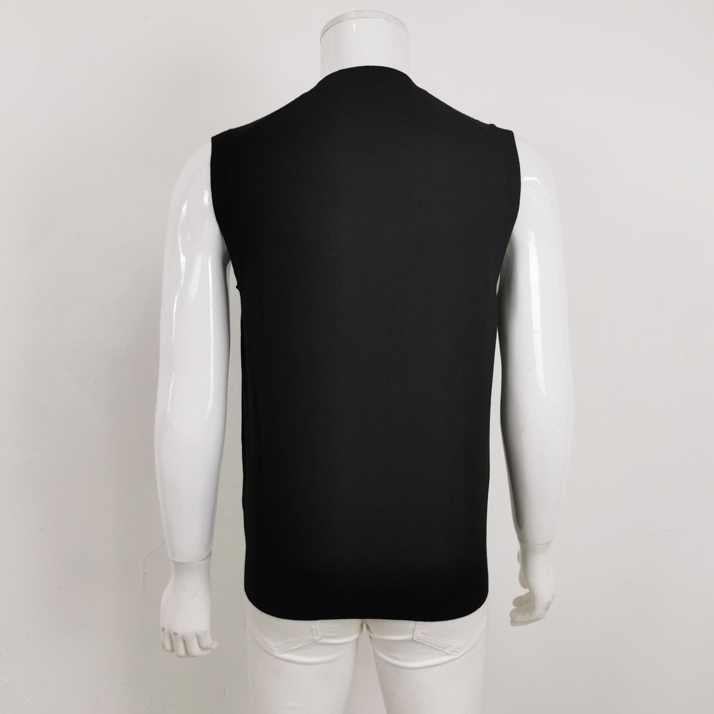 Prada Prada Wool V-Neck Vest (Size L) Size US L / EU 52-54 / 3 - 3 Thumbnail