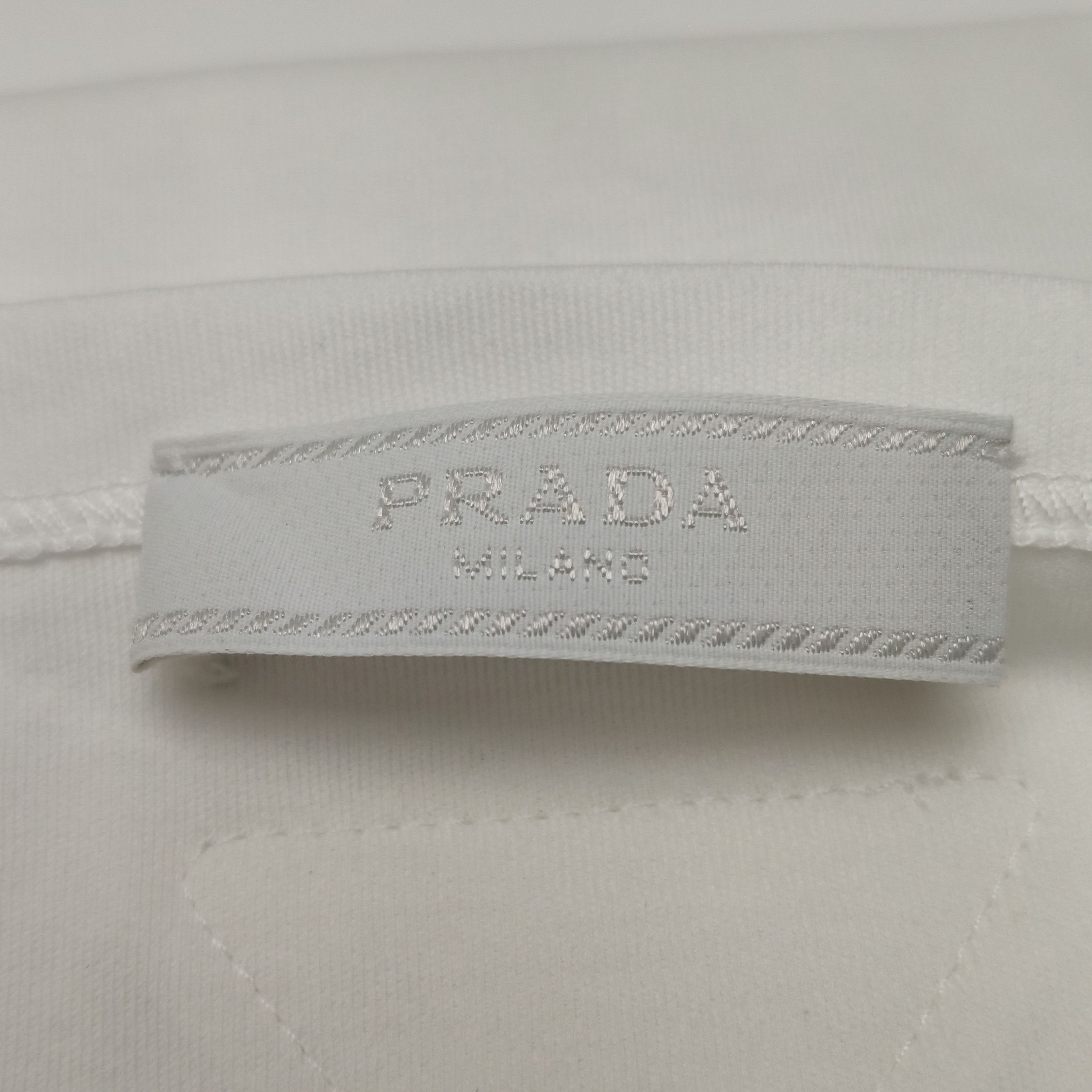 Prada Prada XL Cotton Crew Neck Logo T-Shirt Size US L / EU 52-54 / 3 - 9 Thumbnail