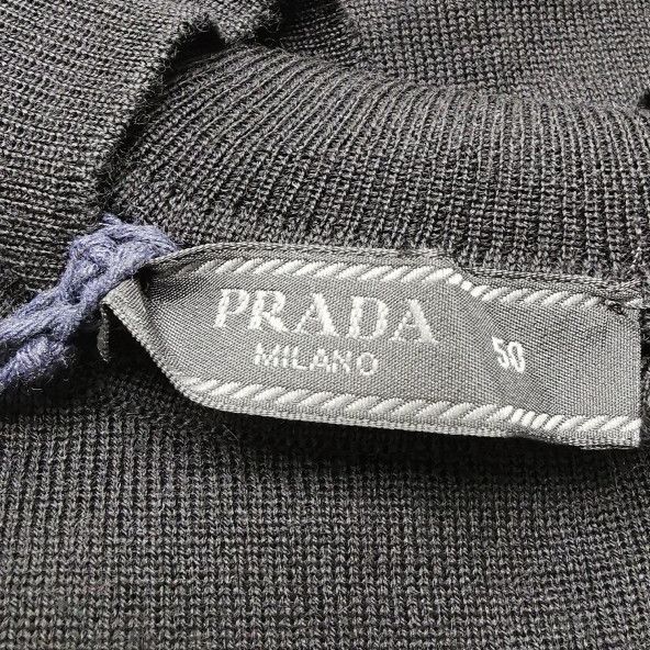Prada Prada Wool Crewneck Long-Sleeve Sweater L Size US L / EU 52-54 / 3 - 8 Thumbnail