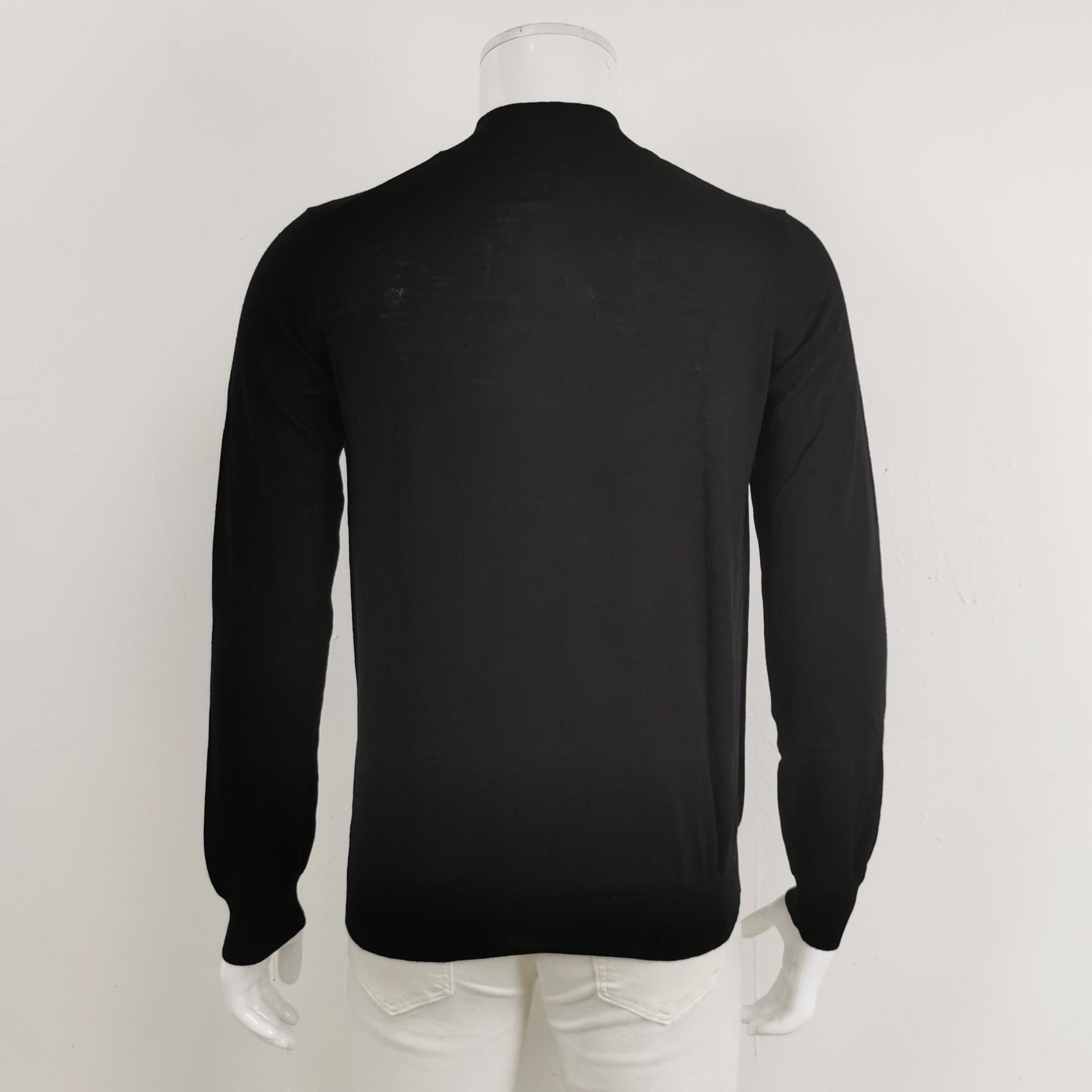 Prada Prada Wool Crewneck Long-Sleeve Sweater L Size US L / EU 52-54 / 3 - 3 Thumbnail