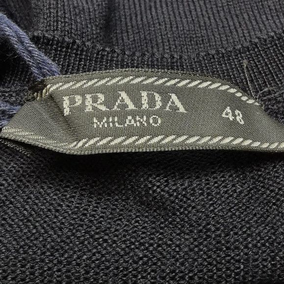 Prada Prada Wool Solid Crew Neck Sweater M Size US M / EU 48-50 / 2 - 7 Thumbnail