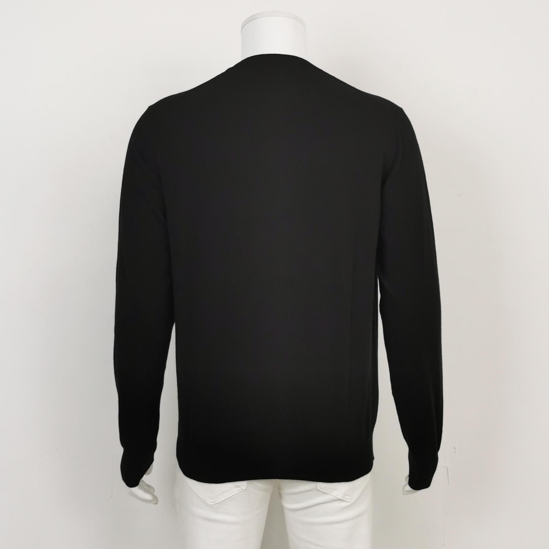 Prada Prada Solid Cotton Round Neck Knit Sweater L Size US L / EU 52-54 / 3 - 4 Thumbnail