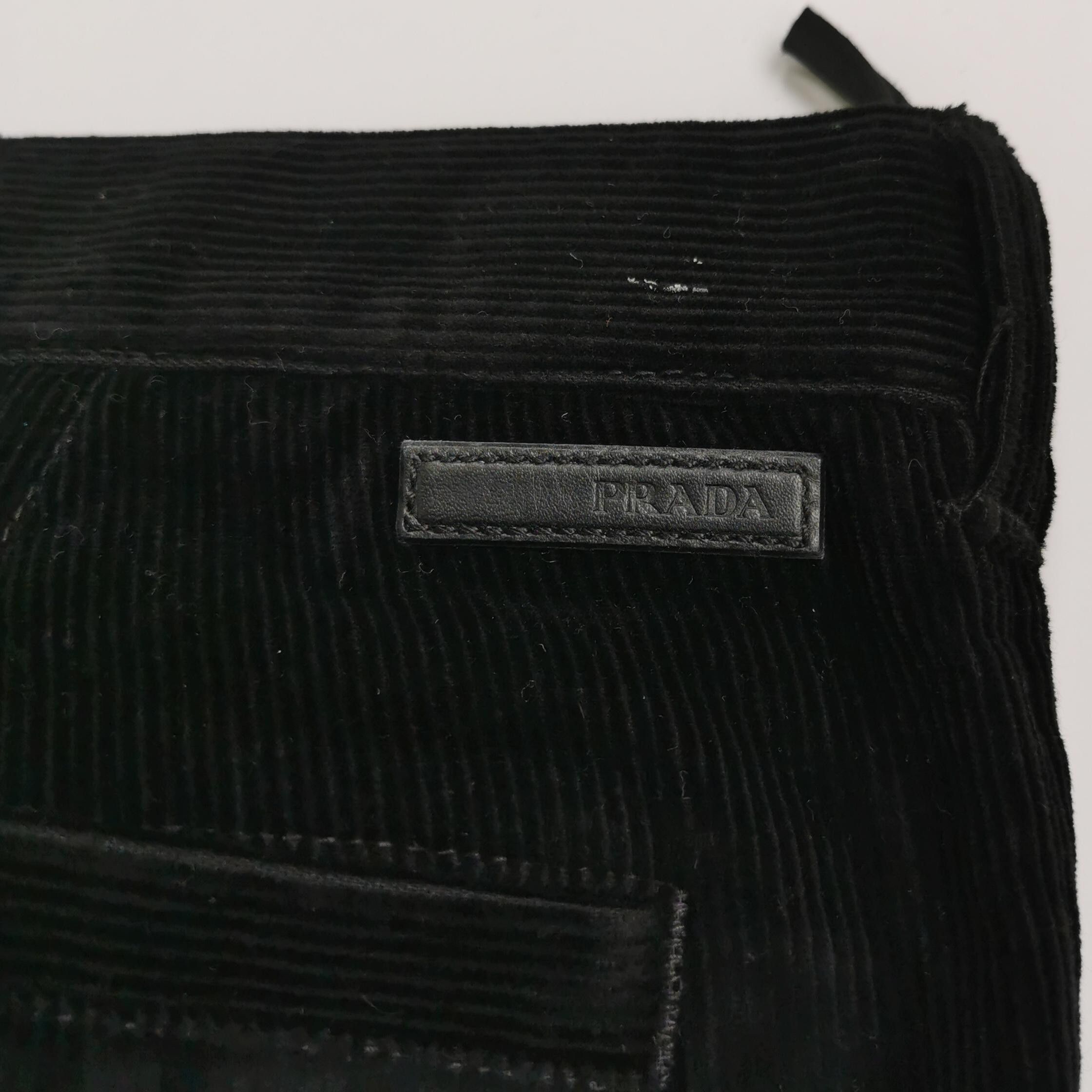 Prada Prada XS Cotton Solid Logo Pants Size 40" / US 18 - 6 Thumbnail