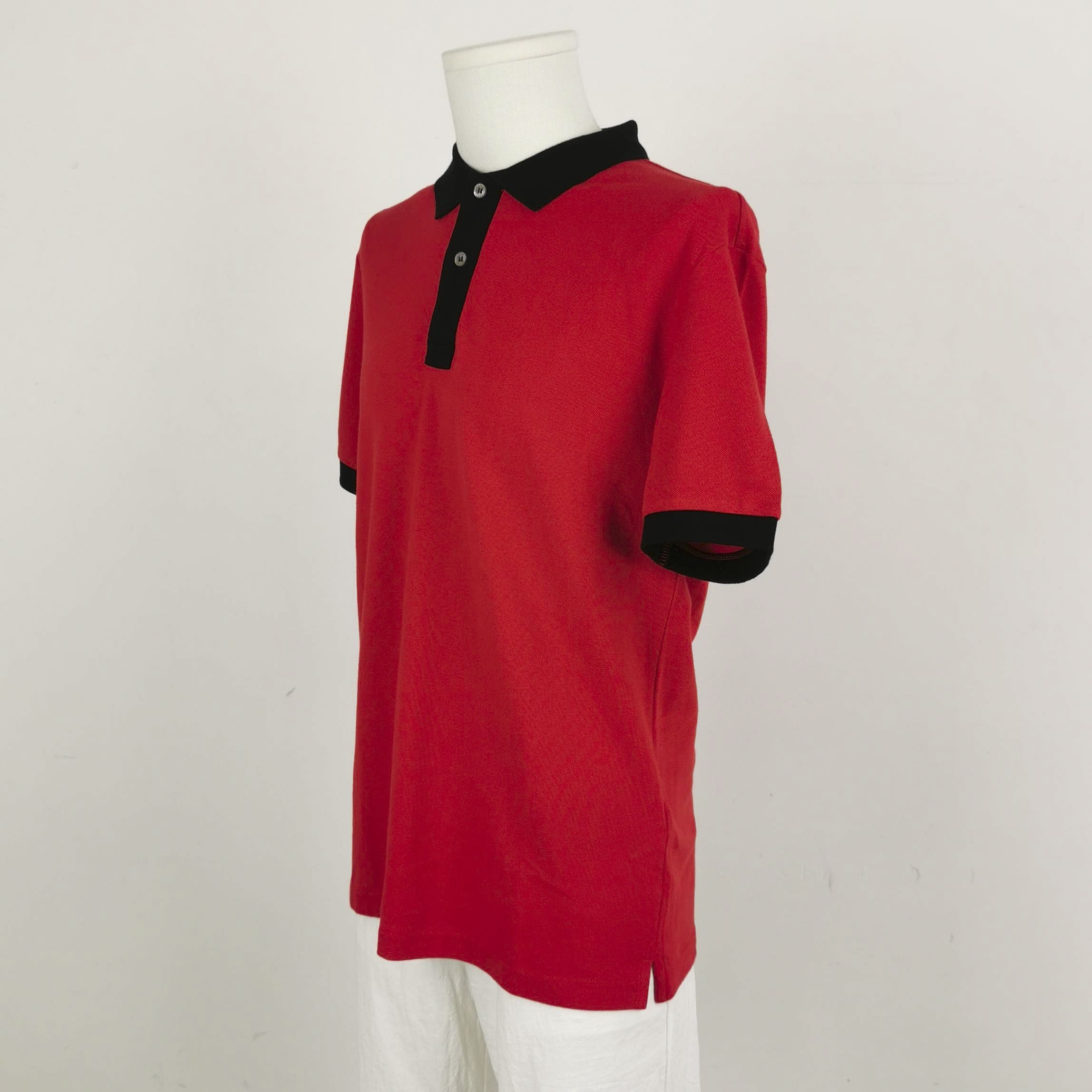 Prada Prada Colorblock Collared Cotton T-Shirt L Size US L / EU 52-54 / 3 - 3 Thumbnail