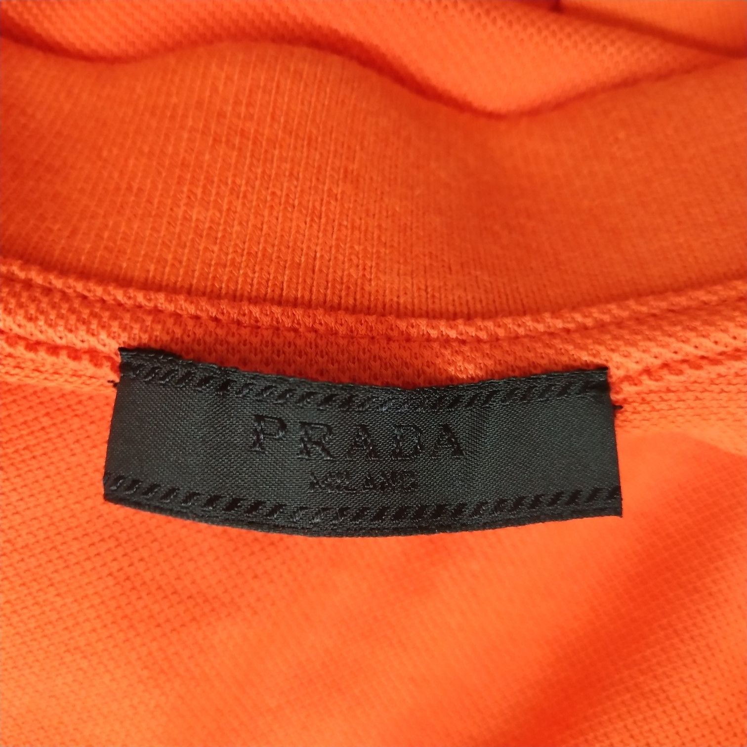 Prada Prada Cotton Color-Block Logo Collar T-Shirt M Size US M / EU 48-50 / 2 - 11 Thumbnail