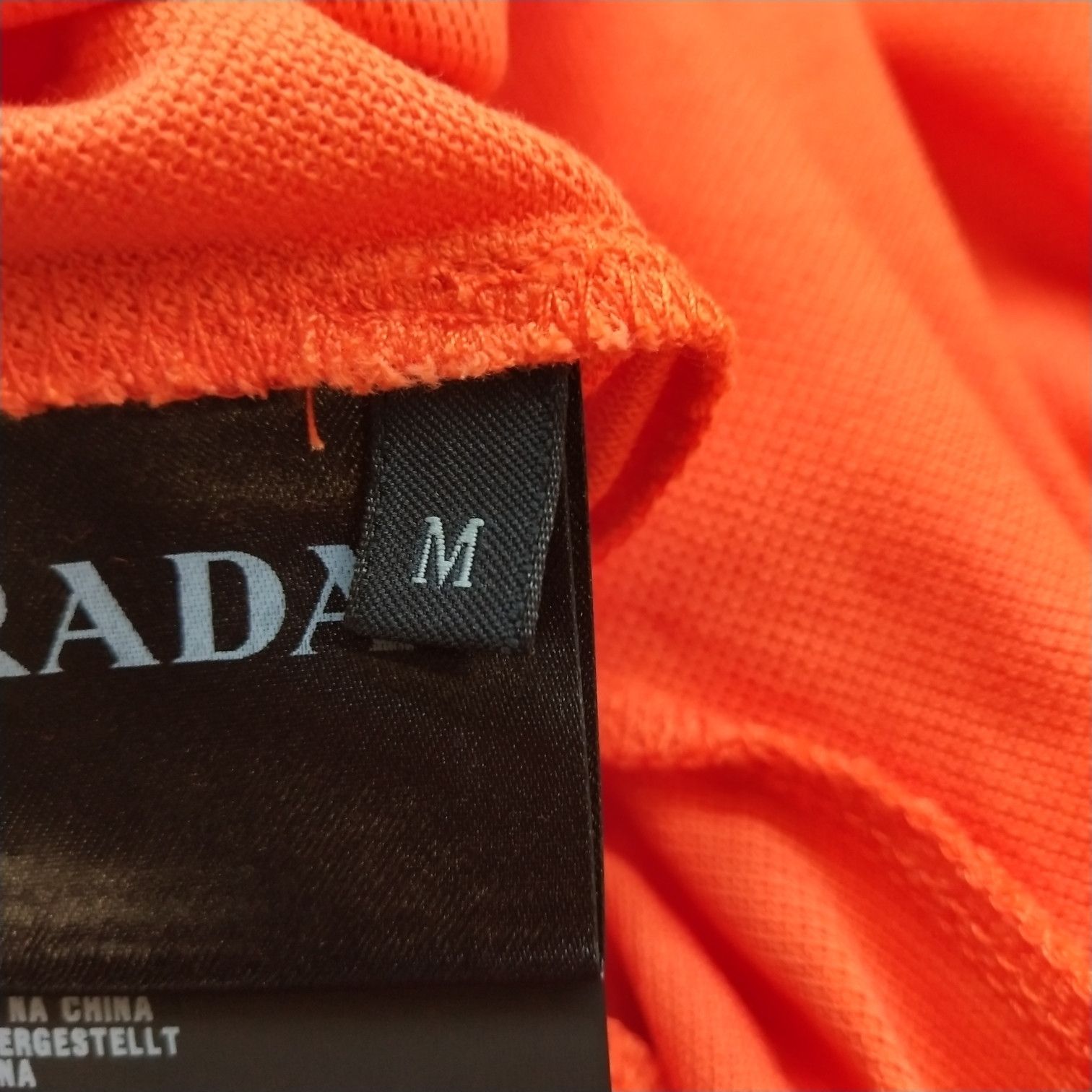 Prada Prada Cotton Color-Block Logo Collar T-Shirt M Size US M / EU 48-50 / 2 - 14 Thumbnail