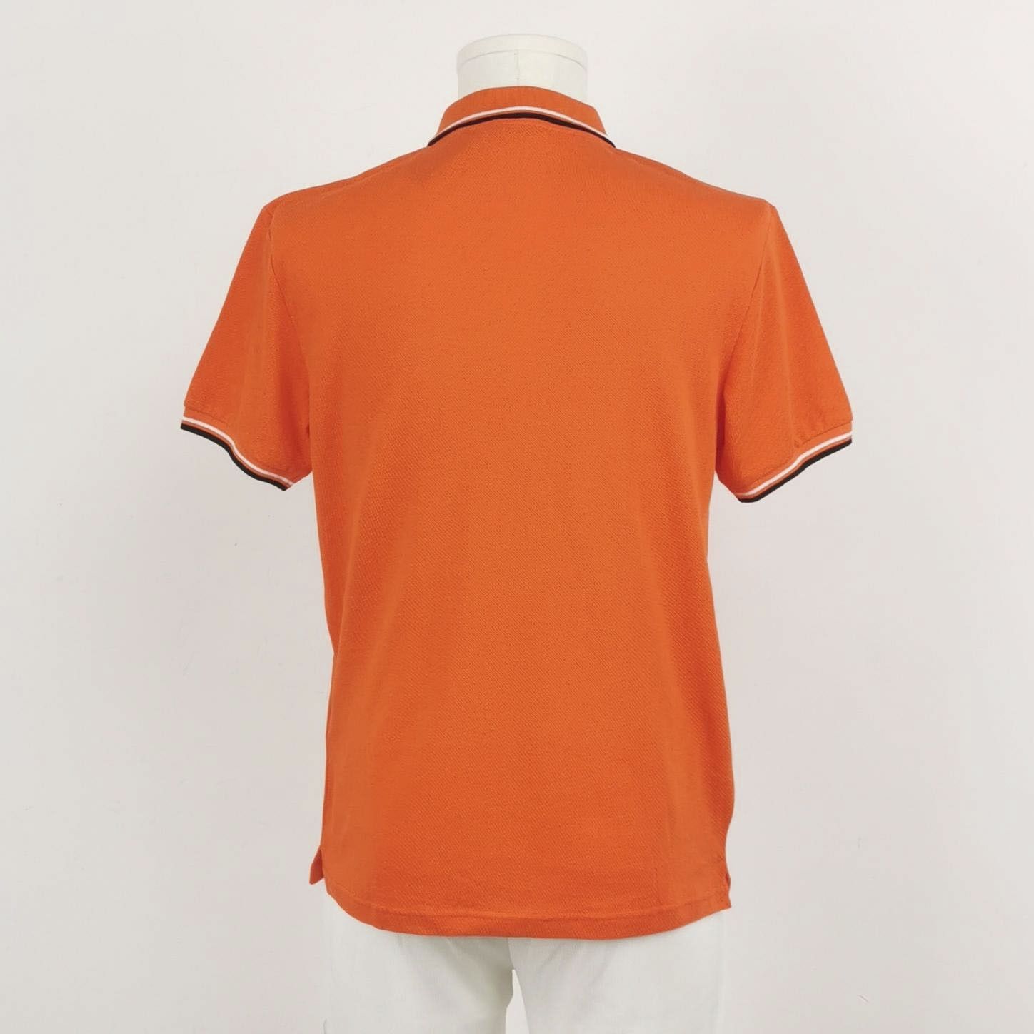 Prada Prada Cotton Color-Block Logo Collar T-Shirt M Size US M / EU 48-50 / 2 - 6 Thumbnail