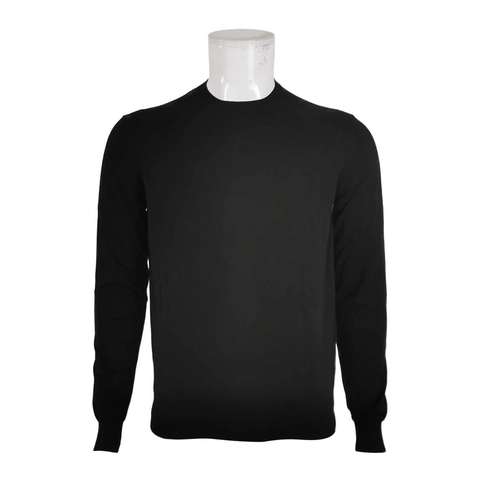 Prada Prada Solid Cotton Crewneck Sweater M/48 Size US M / EU 48-50 / 2 - 2 Thumbnail