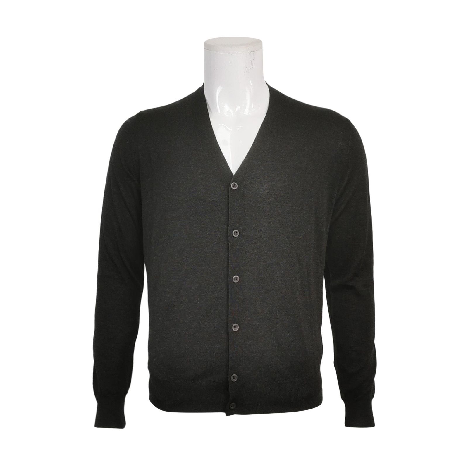 Prada Prada Wool V-Neck Single-Breasted Long-Sleeve Cardigan Size US S / EU 44-46 / 1 - 2 Thumbnail