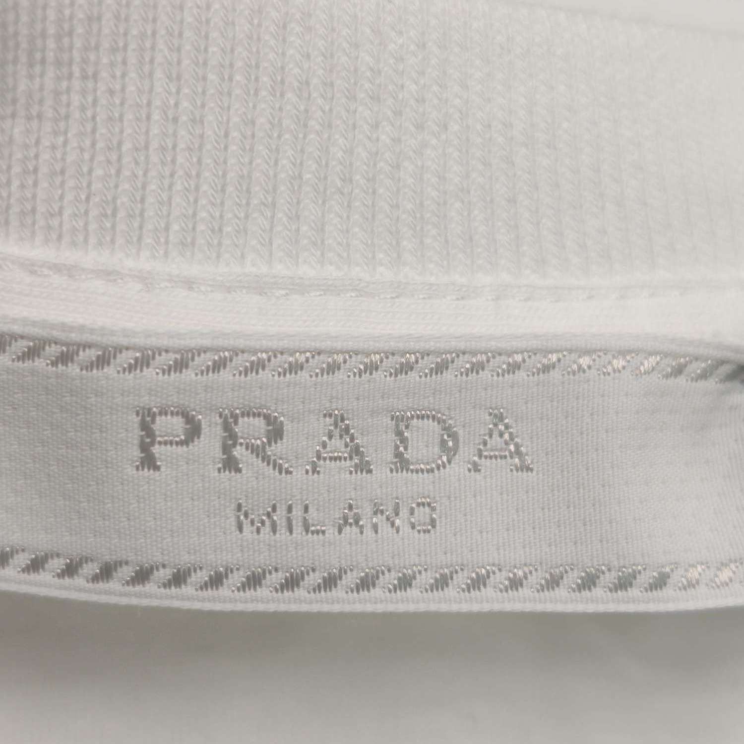 Prada Prada M Size Cotton Solid Crew Neck T-Shirt Size US M / EU 48-50 / 2 - 7 Thumbnail