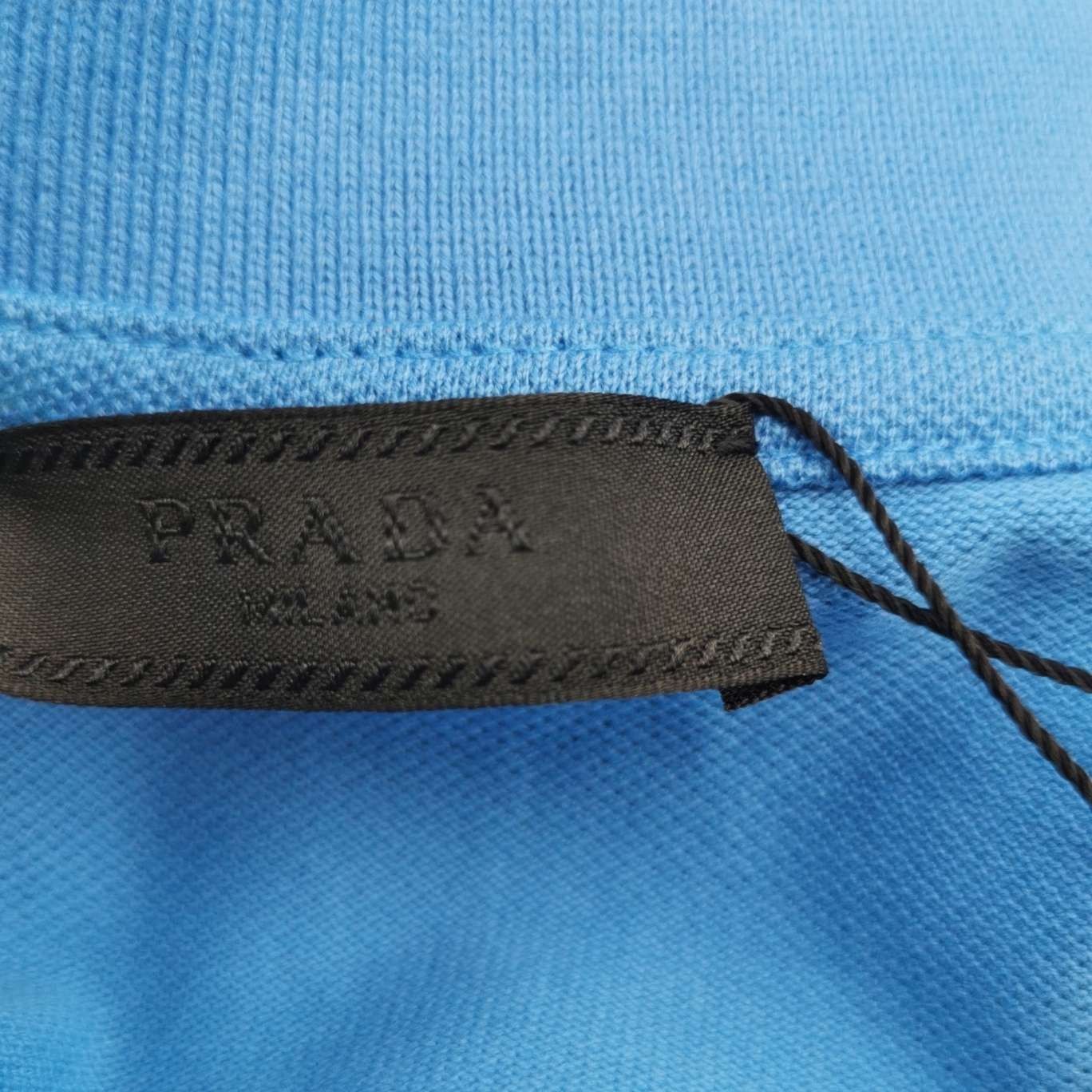 Prada Prada S Size Cotton Logo Collar Polo T-Shirt Size US S / EU 44-46 / 1 - 9 Thumbnail