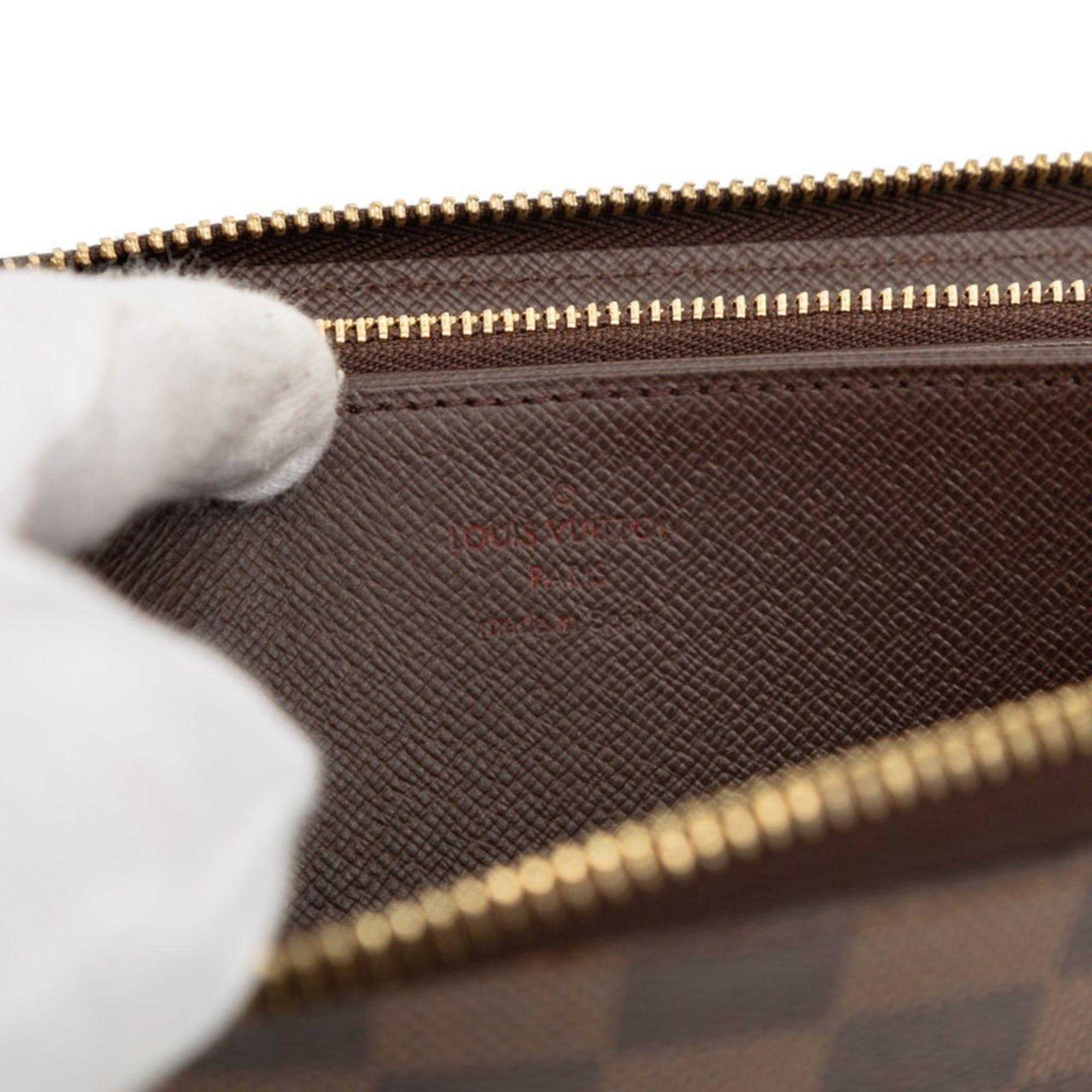 Louis Vuitton Louis Vuitton Damier Zippy Wallet N41661 Brown Women's LOUIS VUITTON Size ONE SIZE - 5 Thumbnail