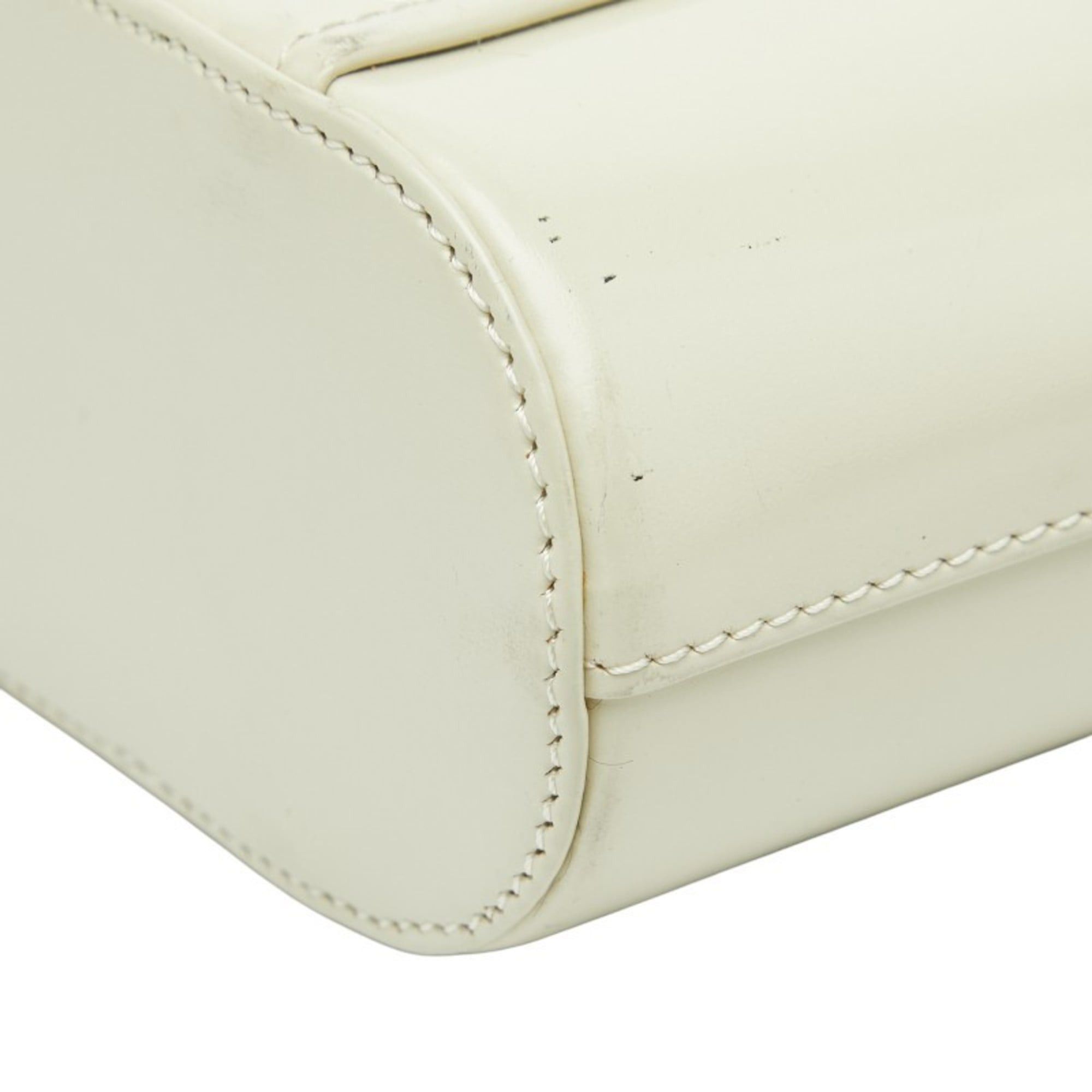 Loewe LOEWE Mini Handbag Off-White Enamel Women's Size ONE SIZE - 4 Thumbnail