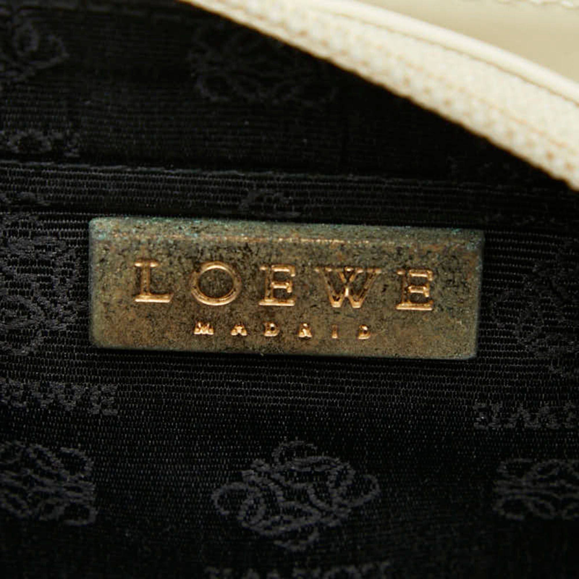 Loewe LOEWE Mini Handbag Off-White Enamel Women's Size ONE SIZE - 8 Thumbnail