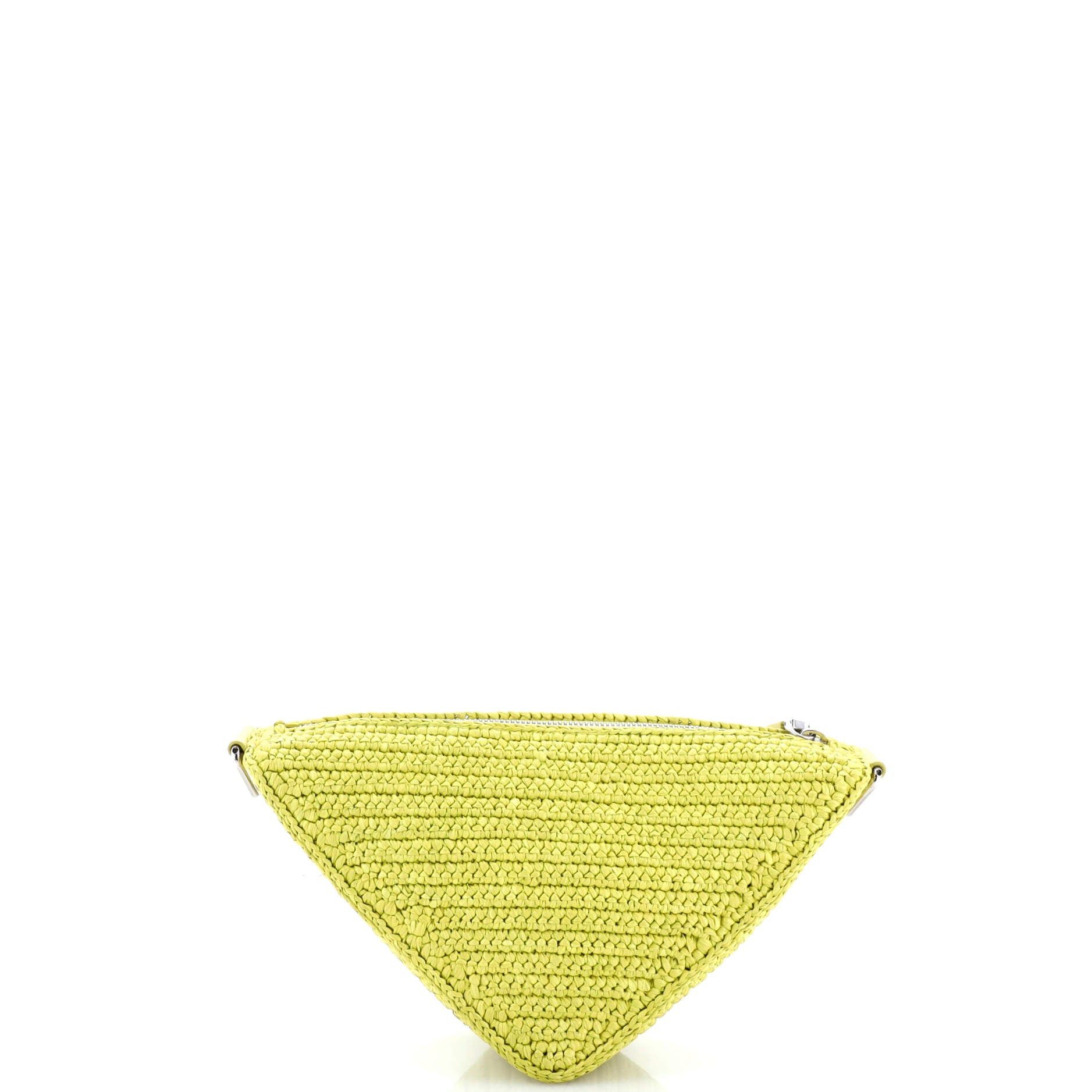 Prada Triangle Logo Zip Crossbody Bag Size ONE SIZE - 3 Thumbnail
