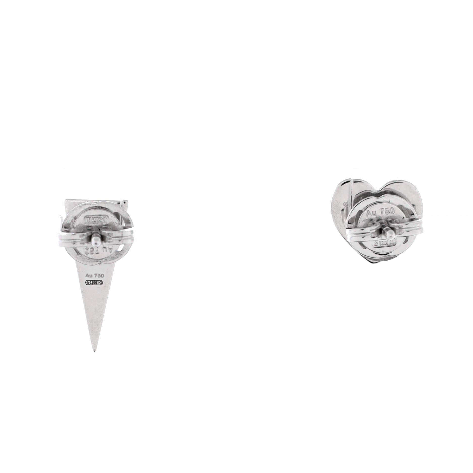 Gucci GG Icon Asymmetric Stud Earrings Size ONE SIZE - 4 Thumbnail