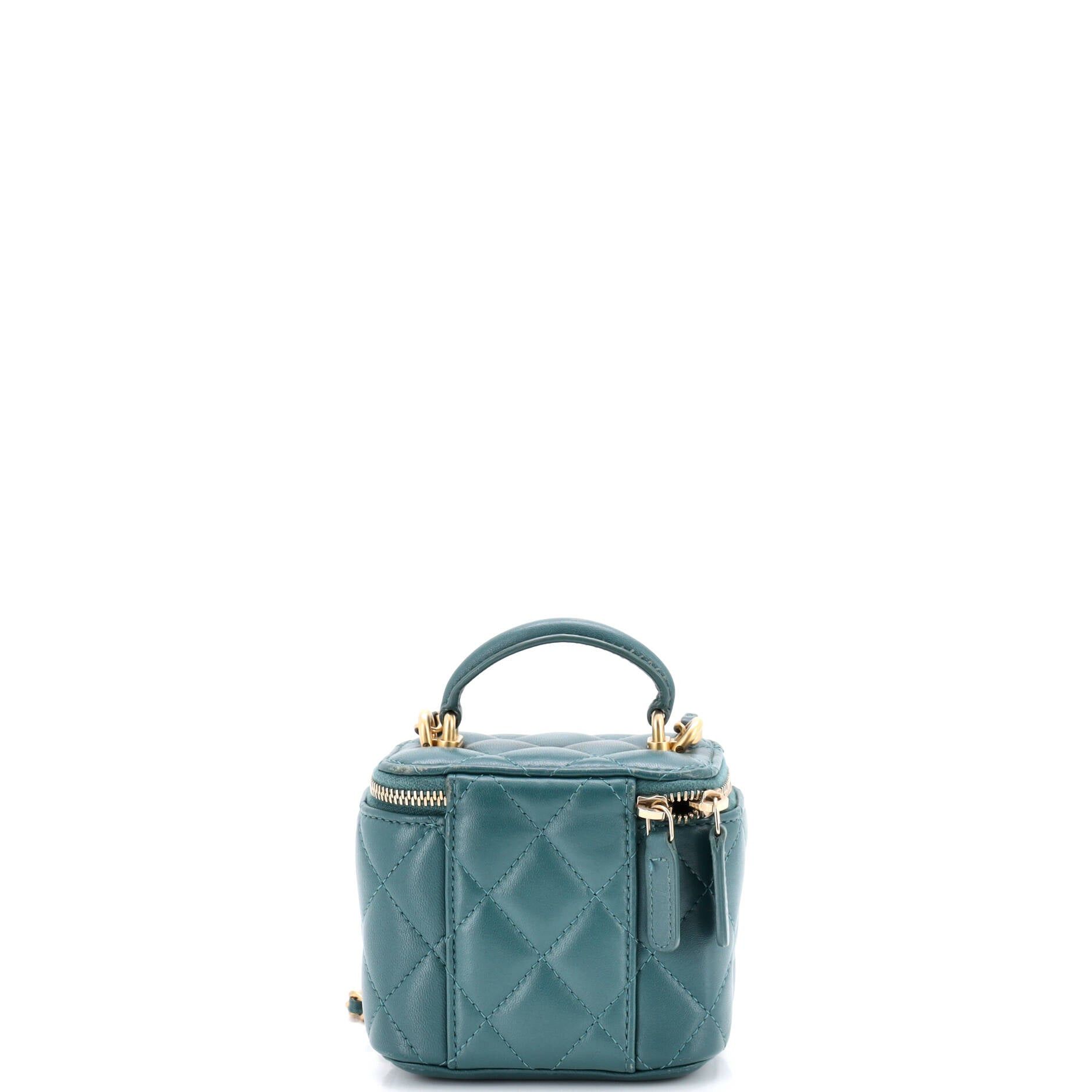 Chanel Classic Top Handle Vanity Case with Chain Size ONE SIZE - 4 Thumbnail