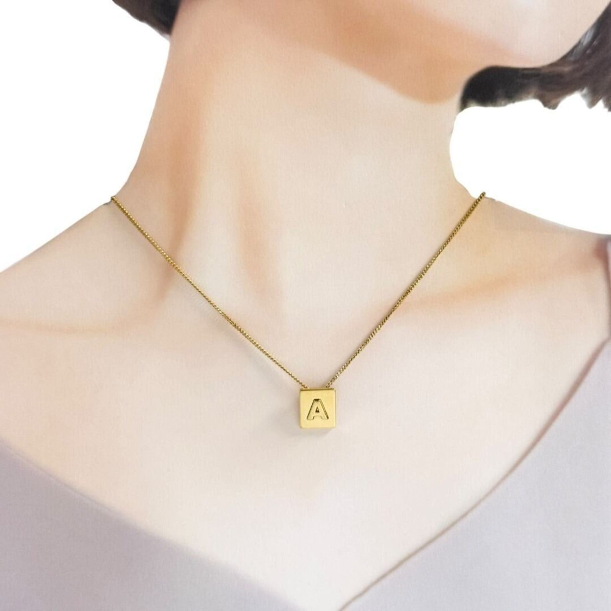 Celine Celine Women's Alphabet Necklace Pendant Initial A Size ONE SIZE - 10 Thumbnail