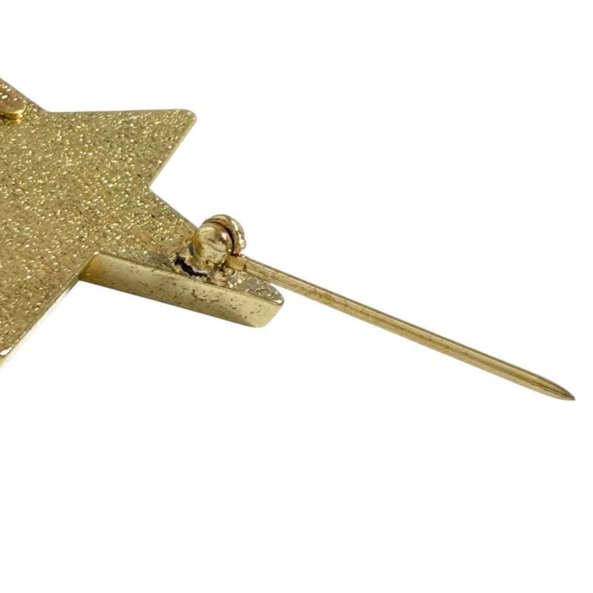 Chanel Chanel Women's Coco Mark Pin Brooch Badge Black Star 2001 Size ONE SIZE - 5 Thumbnail