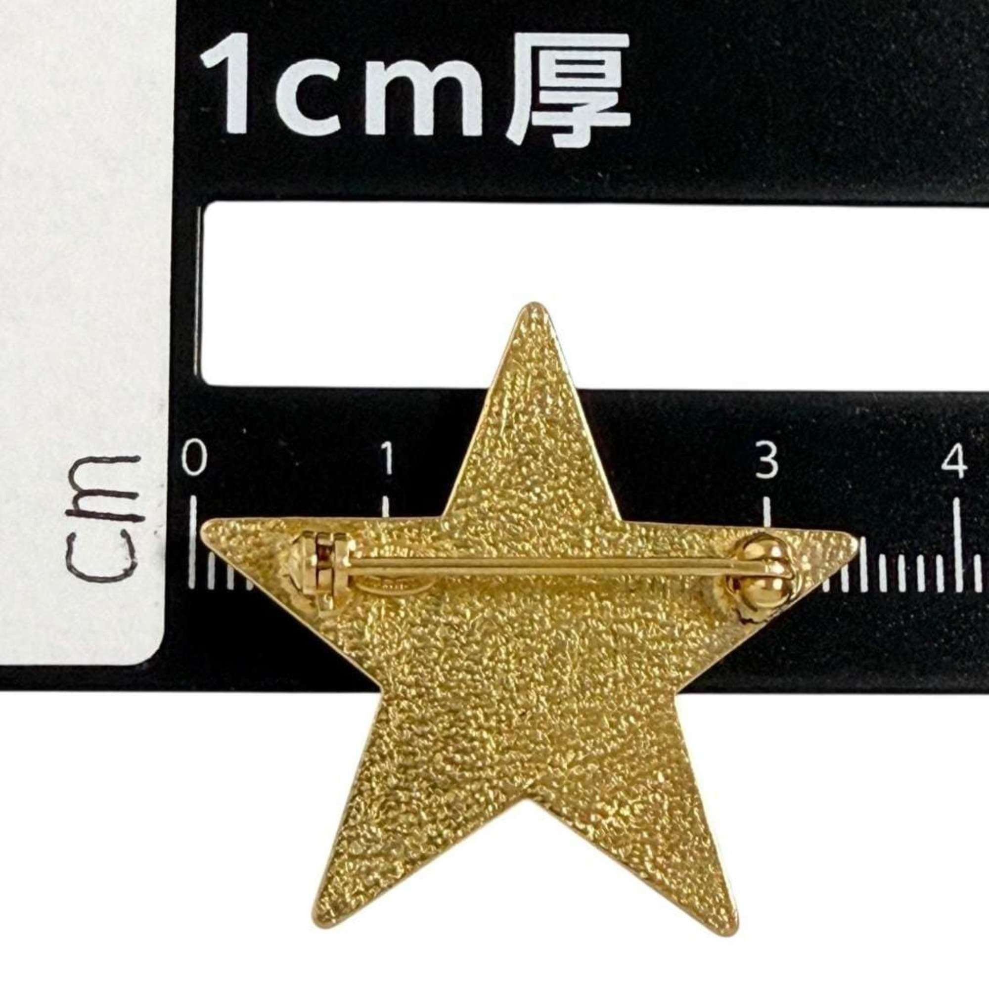 Chanel Chanel Women's Coco Mark Pin Brooch Badge Black Star 2001 Size ONE SIZE - 8 Thumbnail