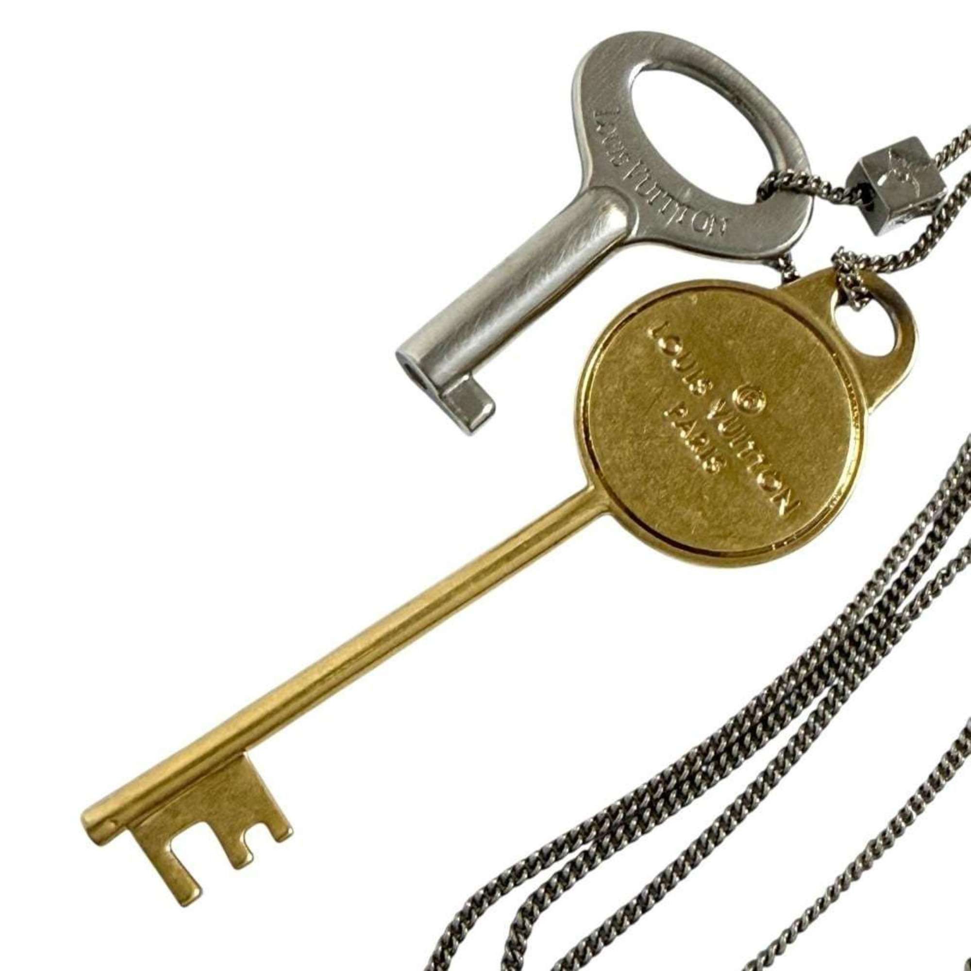 Louis Vuitton Louis Vuitton Collier LV Key Pendant Necklace for Men and Women Size ONE SIZE - 4 Thumbnail
