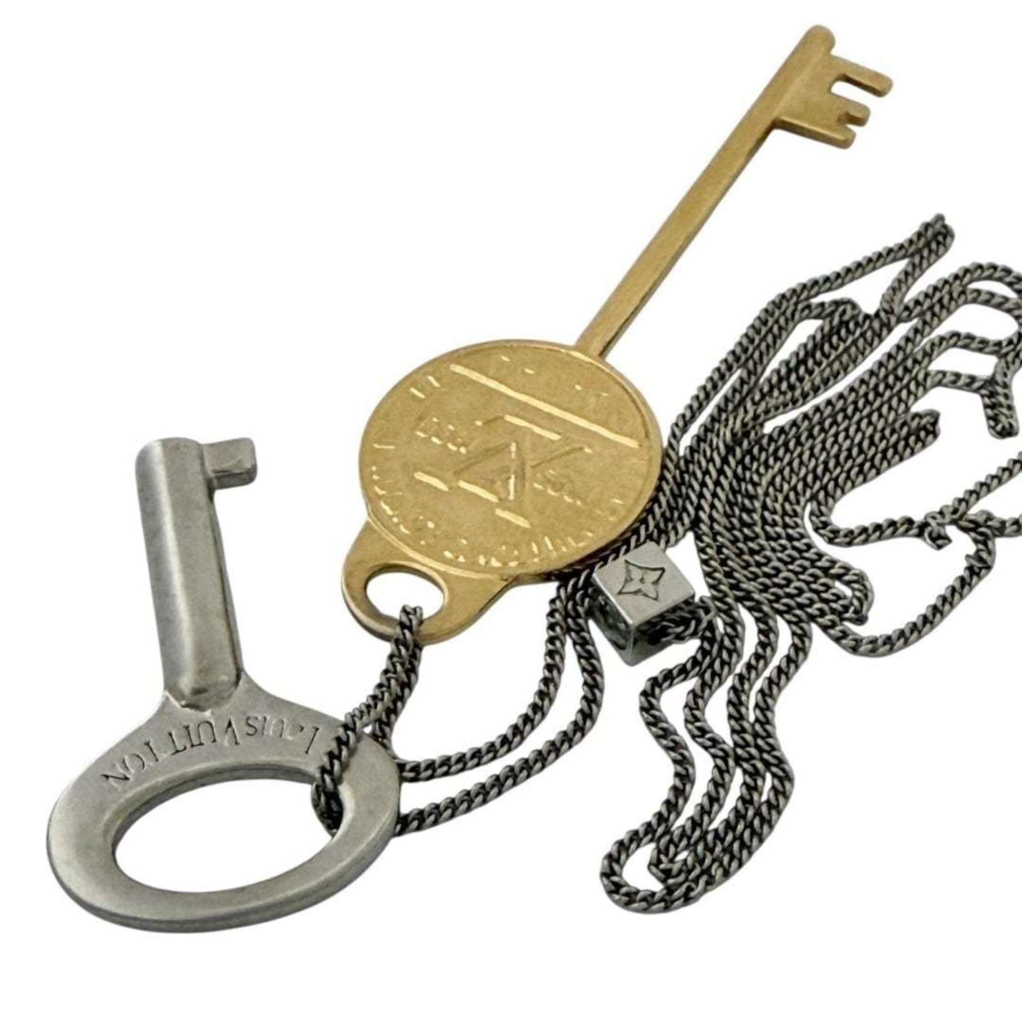 Louis Vuitton Louis Vuitton Collier LV Key Pendant Necklace for Men and Women Size ONE SIZE - 6 Thumbnail