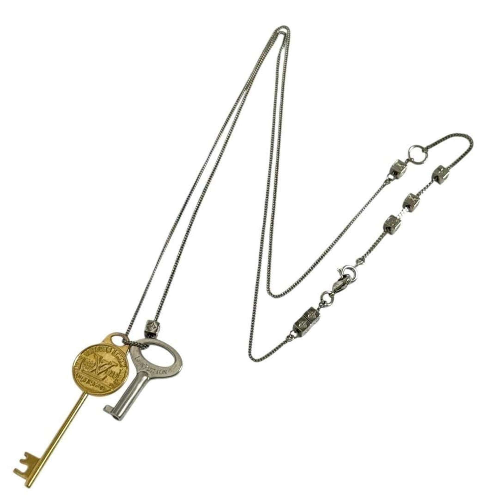 Louis Vuitton Louis Vuitton Collier LV Key Pendant Necklace for Men and Women Size ONE SIZE - 2 Thumbnail