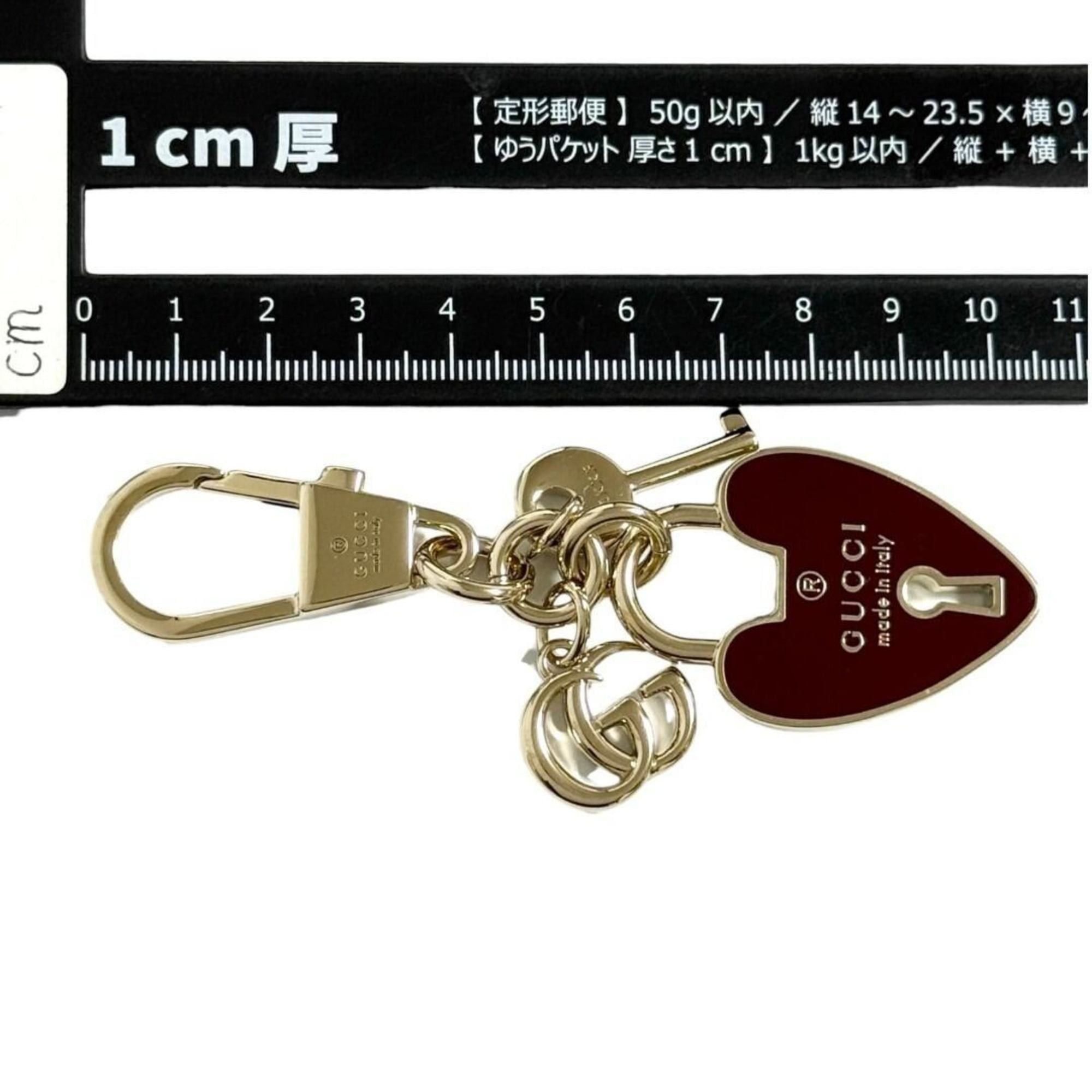 Gucci Gucci Women's Keychain Key Ring Charm Heart Shape Size ONE SIZE - 9 Thumbnail