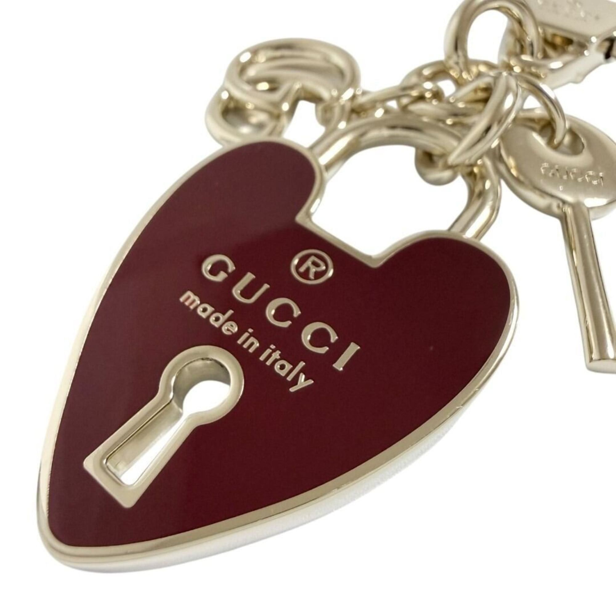 Gucci Gucci Women's Keychain Key Ring Charm Heart Shape Size ONE SIZE - 3 Thumbnail