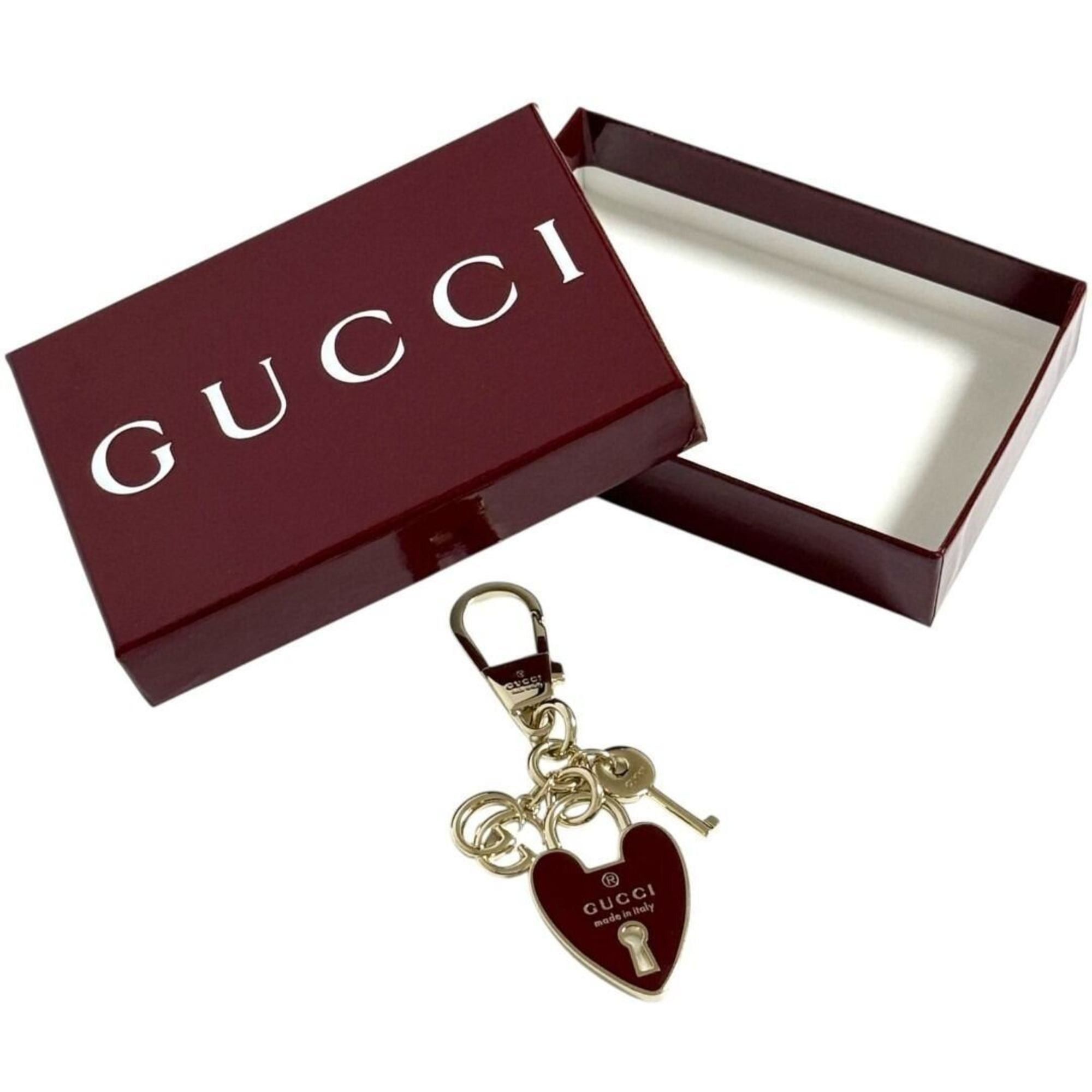 Gucci Gucci Women's Keychain Key Ring Charm Heart Shape Size ONE SIZE - 10 Thumbnail