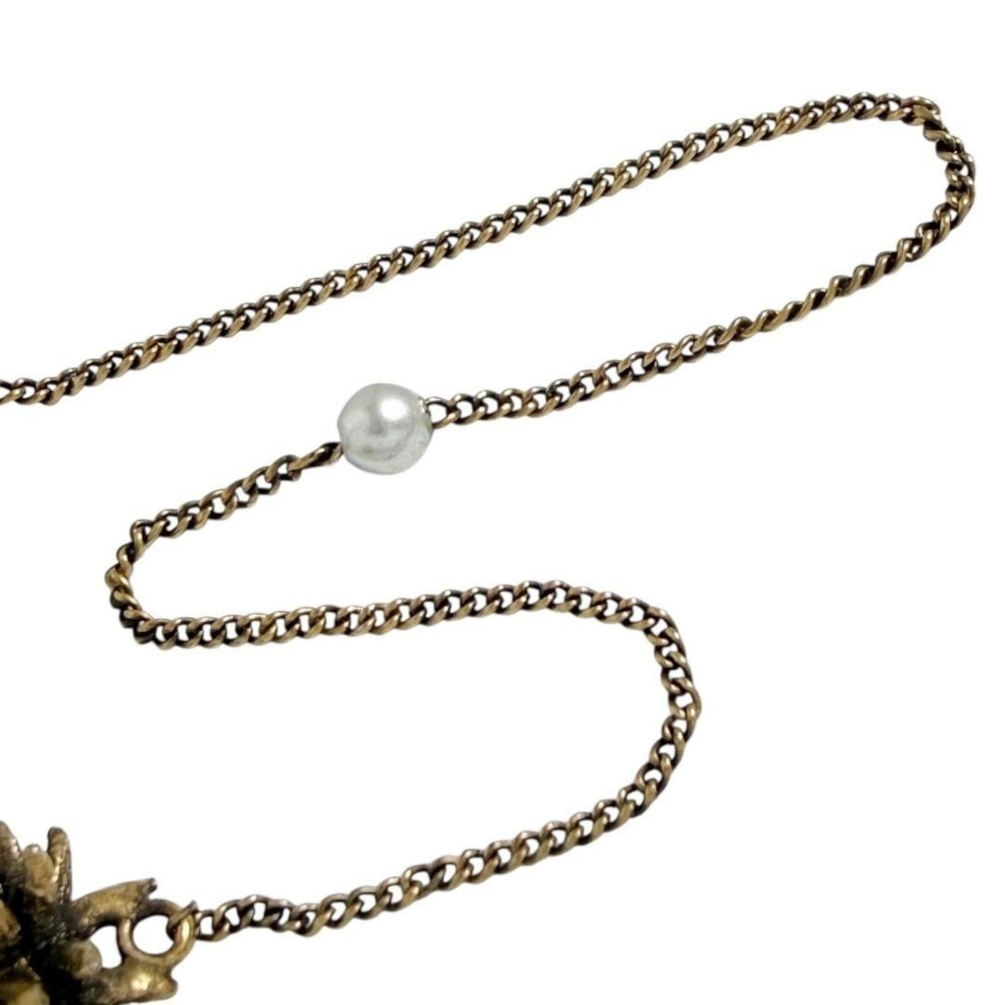 Gucci Gucci Women's Single Pineapple Earring with Threader Chain Size ONE SIZE - 7 Thumbnail