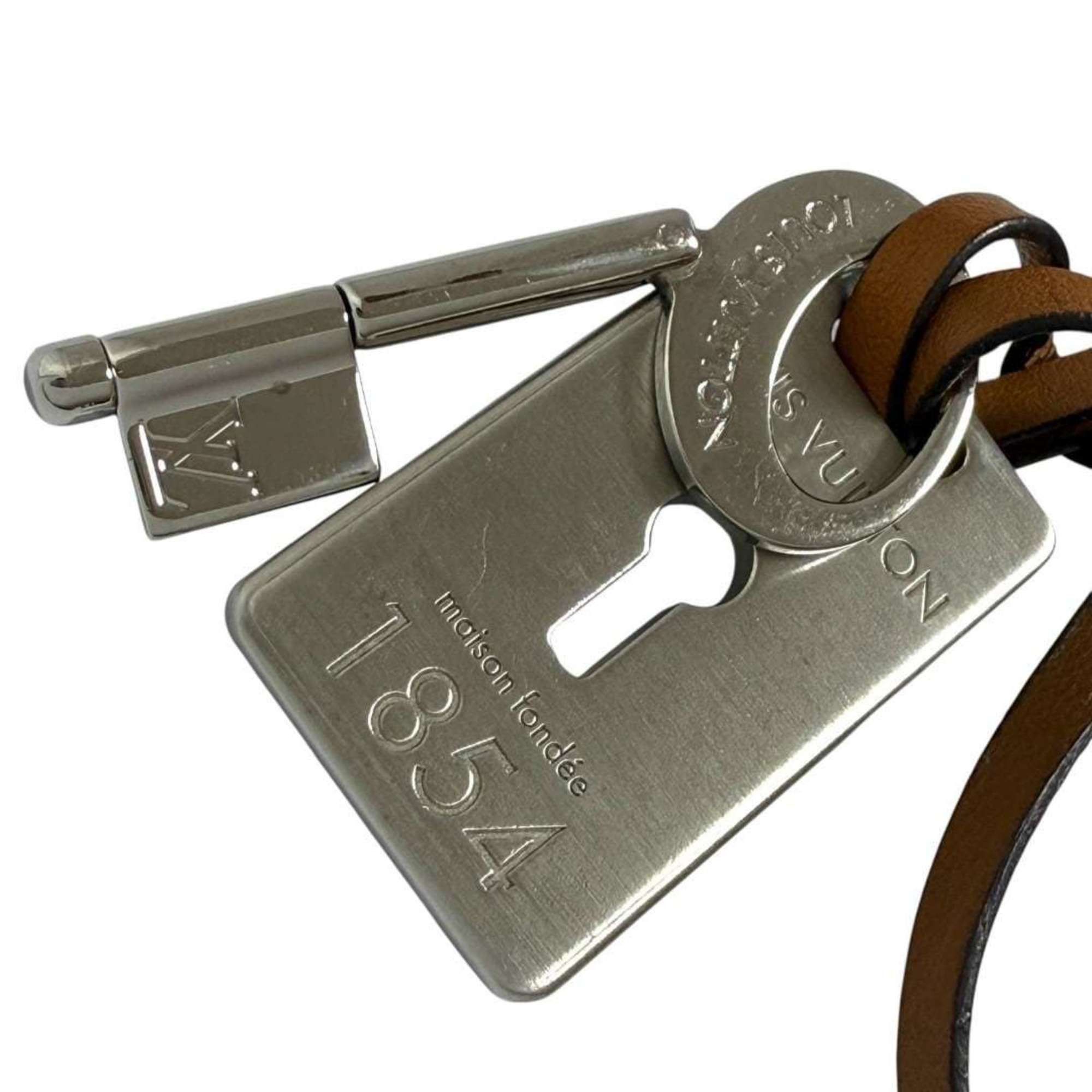 Louis Vuitton Louis Vuitton Men's Travel Key Pendant Necklace with Leather Cord Size ONE SIZE - 4 Thumbnail