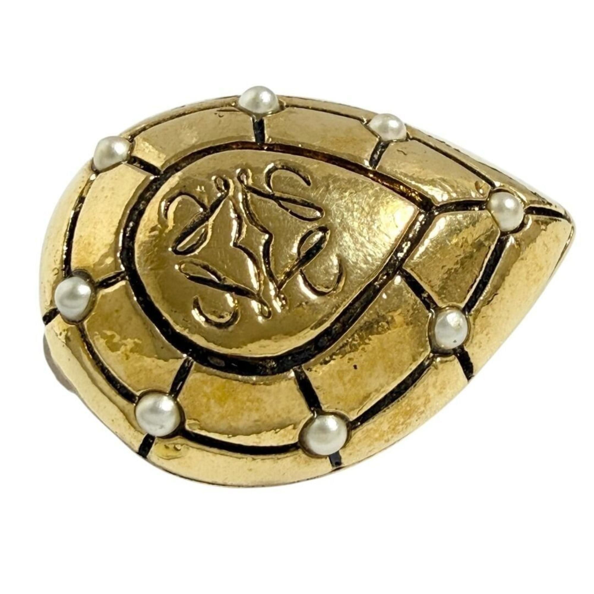 Loewe Loewe Women's Anagram Clip Earrings in Gold Size ONE SIZE - 6 Thumbnail