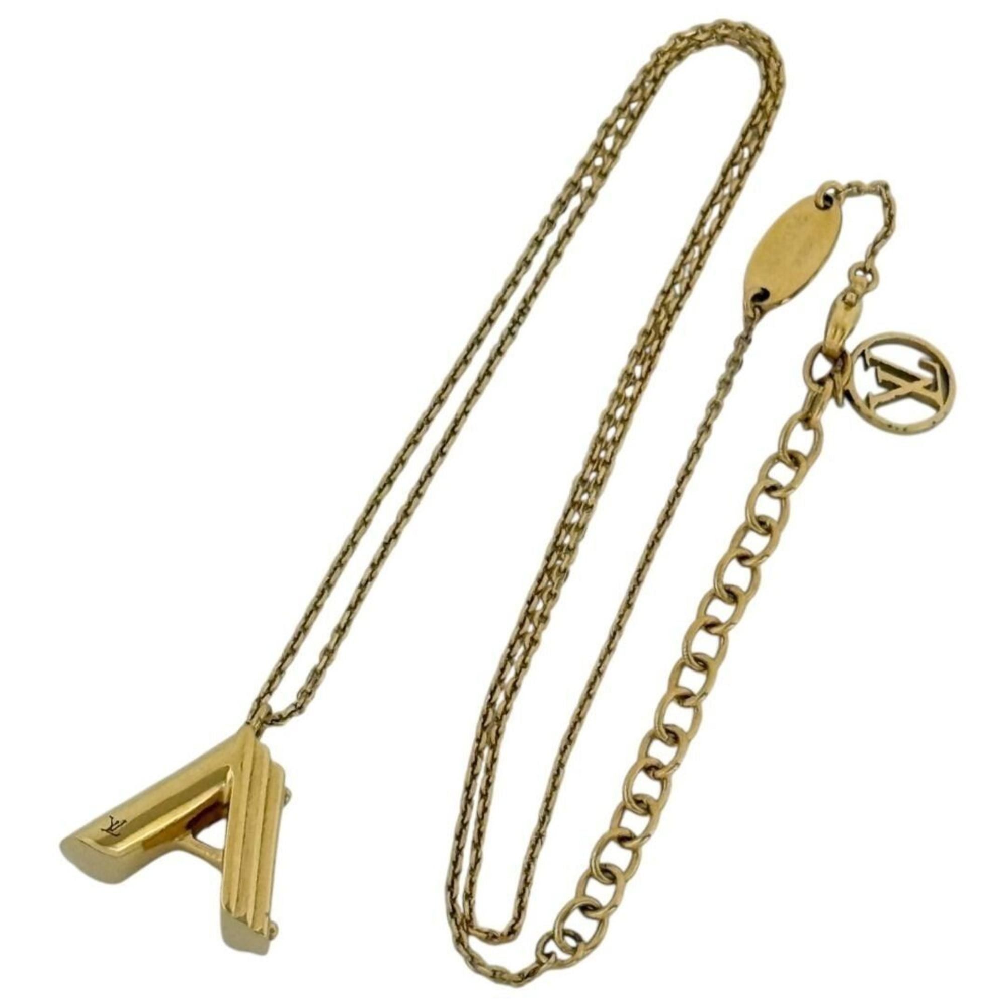 Louis Vuitton Louis Vuitton Women's Men's Pendant Necklace Initial Size ONE SIZE - 3 Thumbnail