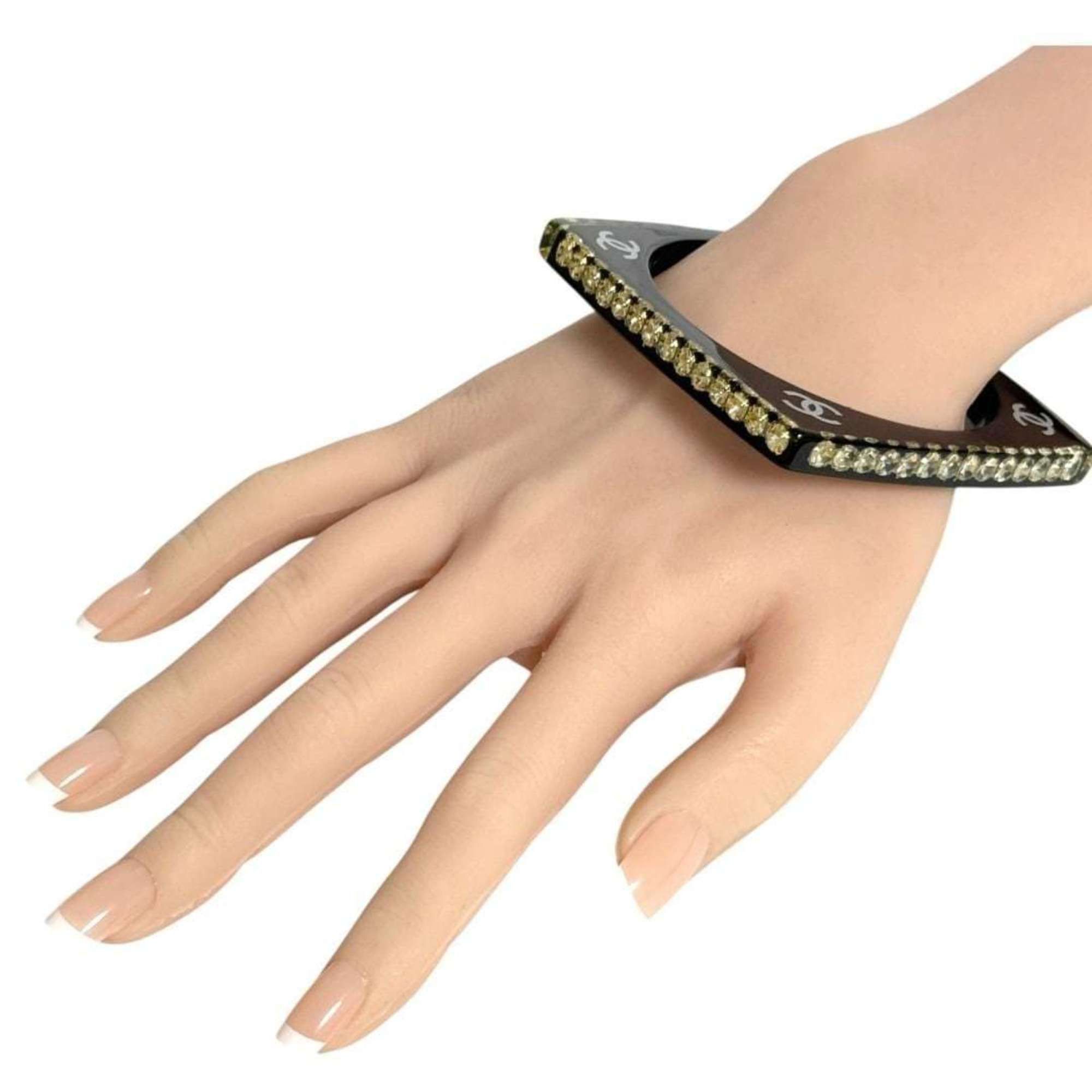 Chanel Chanel Women's Bracelet Bangle with Beads, Square, Black, 2005 Size ONE SIZE - 10 Thumbnail