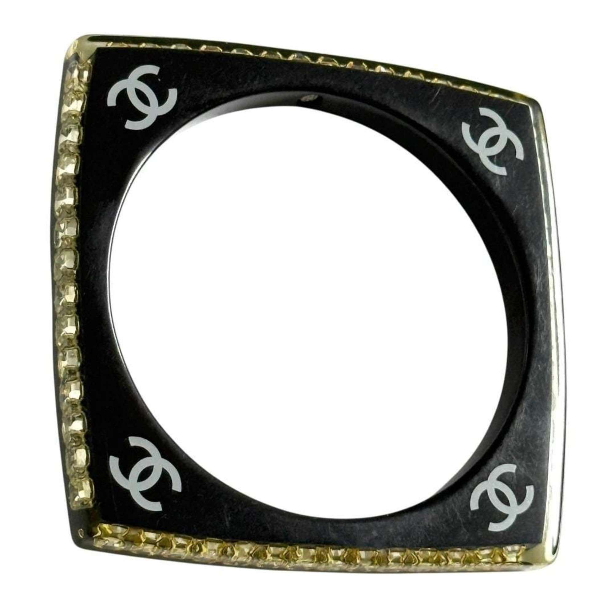 Chanel Chanel Women's Bracelet Bangle with Beads, Square, Black, 2005 Size ONE SIZE - 7 Thumbnail