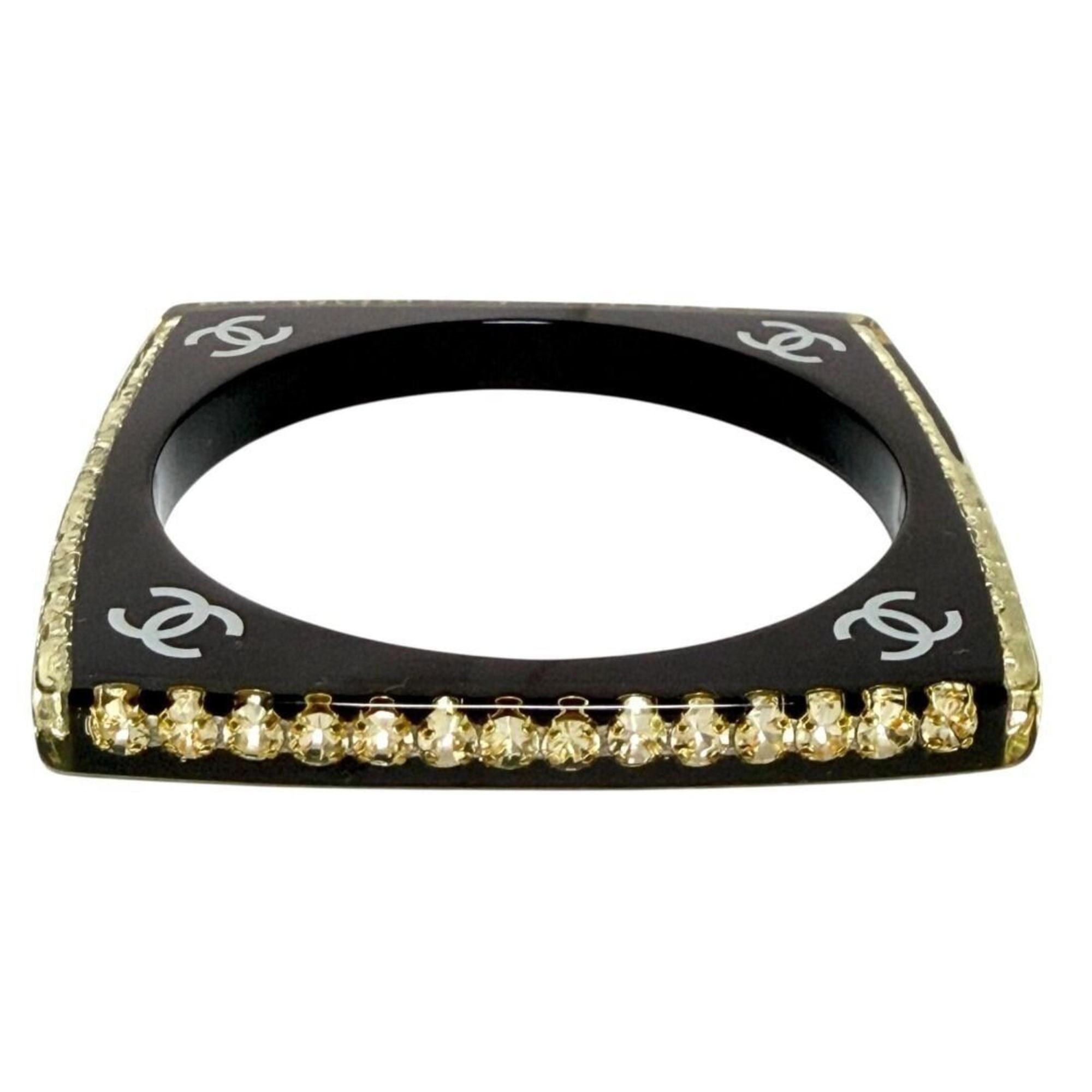 Chanel Chanel Women's Bracelet Bangle with Beads, Square, Black, 2005 Size ONE SIZE - 3 Thumbnail