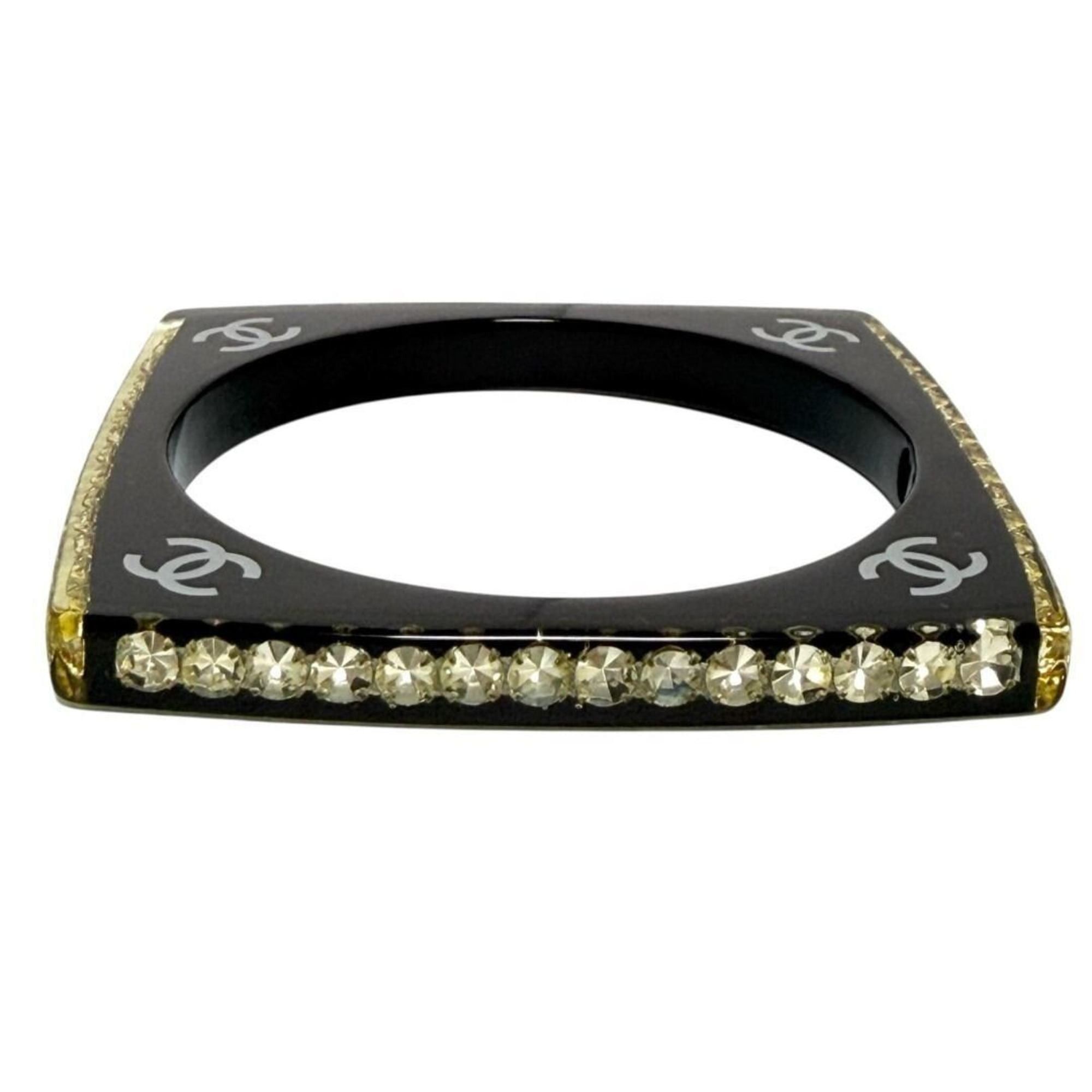 Chanel Chanel Women's Bracelet Bangle with Beads, Square, Black, 2005 Size ONE SIZE - 4 Thumbnail
