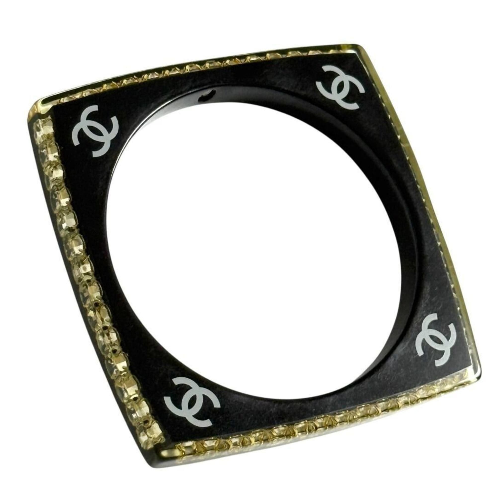 Chanel Chanel Women's Bracelet Bangle with Beads, Square, Black, 2005 Size ONE SIZE - 6 Thumbnail