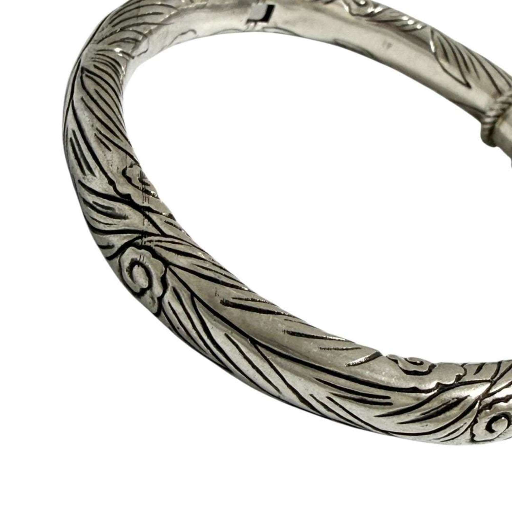 Gucci Gucci Men's Anger Forest Wolf Bangle Bracelet in Silver Size ONE SIZE - 6 Thumbnail