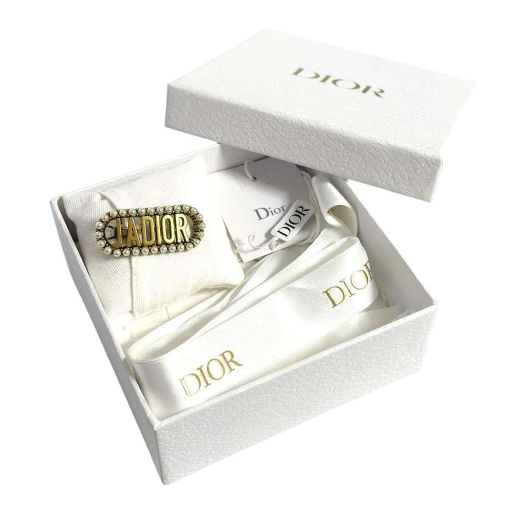 Dior Christian Dior Dior Women's Barrette Hair Clip Hairpin with Faux Pearls Size ONE SIZE - 10 Thumbnail