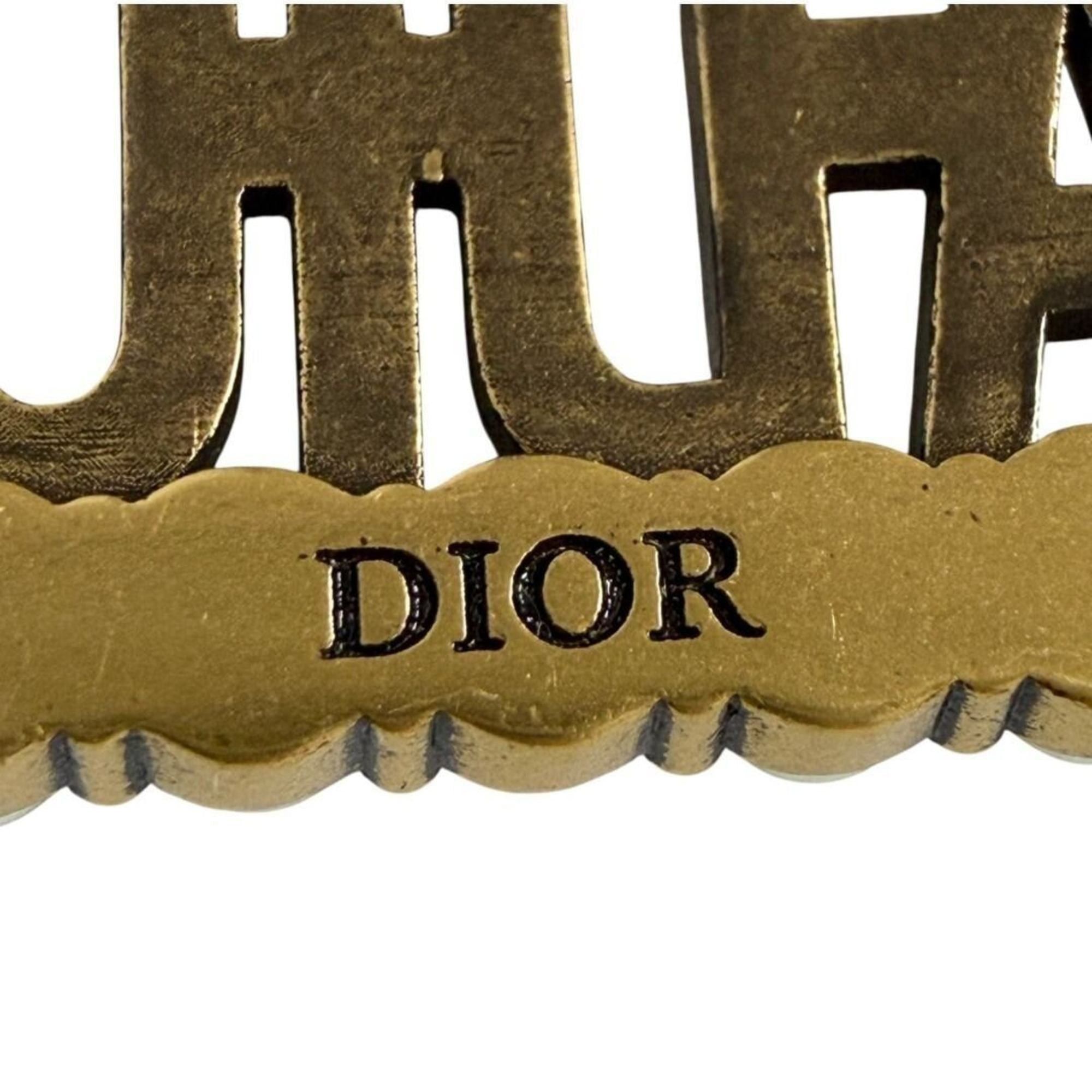 Dior Christian Dior Dior Women's Barrette Hair Clip Hairpin with Faux Pearls Size ONE SIZE - 8 Thumbnail