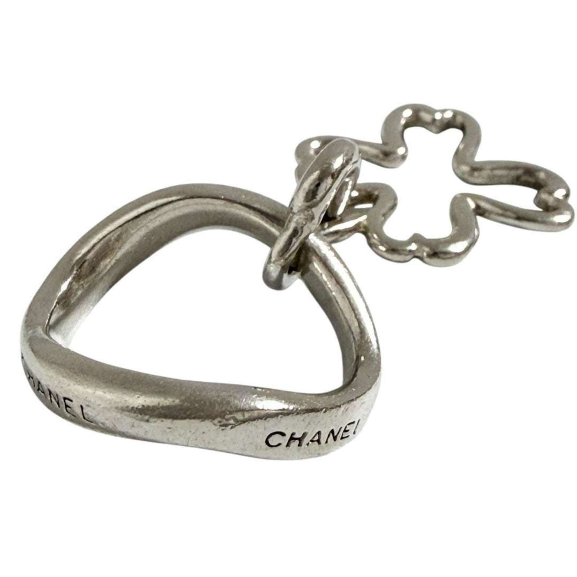 Chanel Chanel Women's Silver 925 Ring, Size 12, Clover Size ONE SIZE - 2 Thumbnail