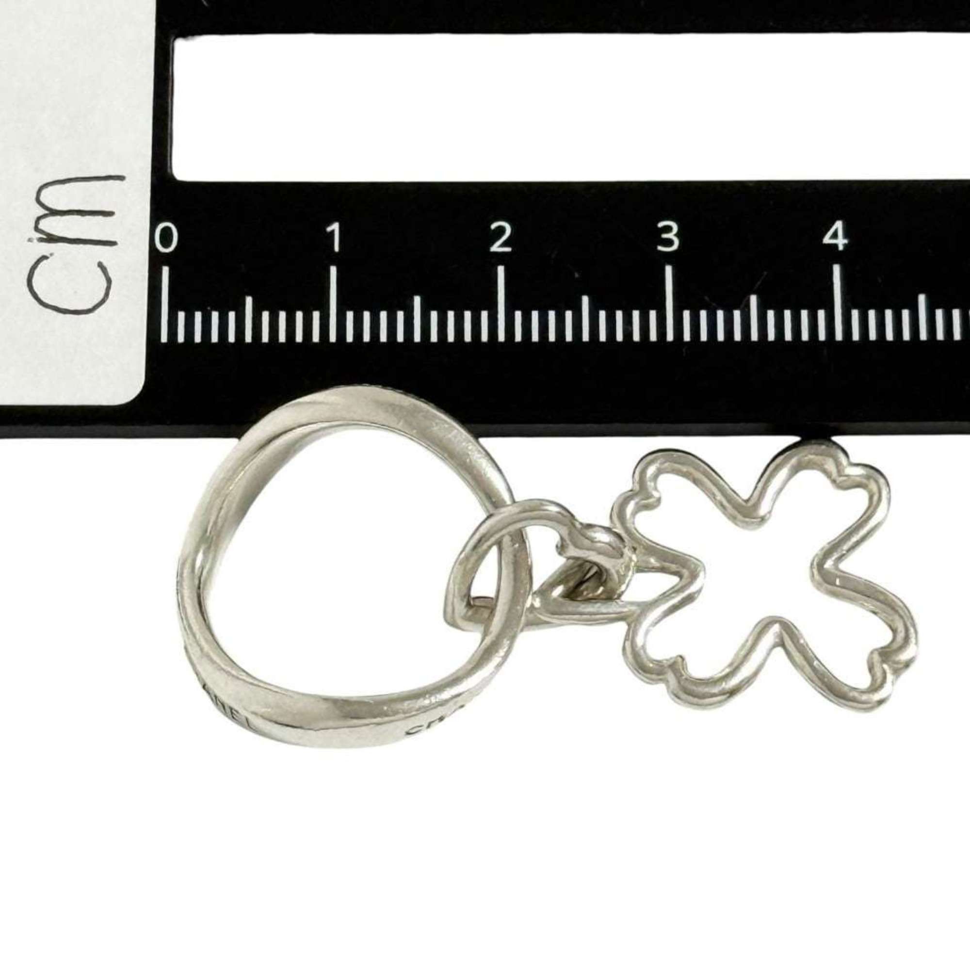 Chanel Chanel Women's Silver 925 Ring, Size 12, Clover Size ONE SIZE - 9 Thumbnail