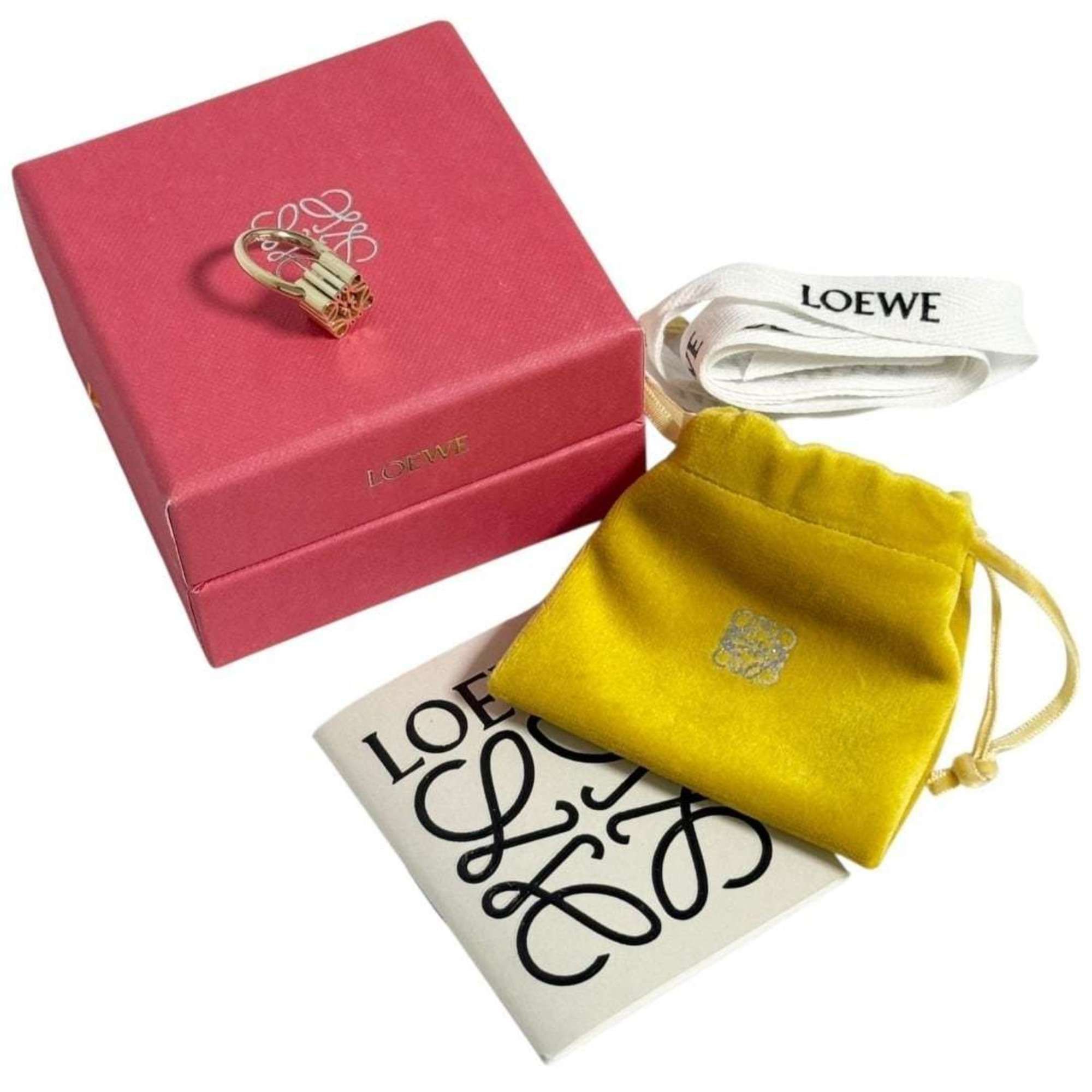 Loewe Loewe Women's Single Anagram Ring, Size 9, 24K Silver Size ONE SIZE - 10 Thumbnail